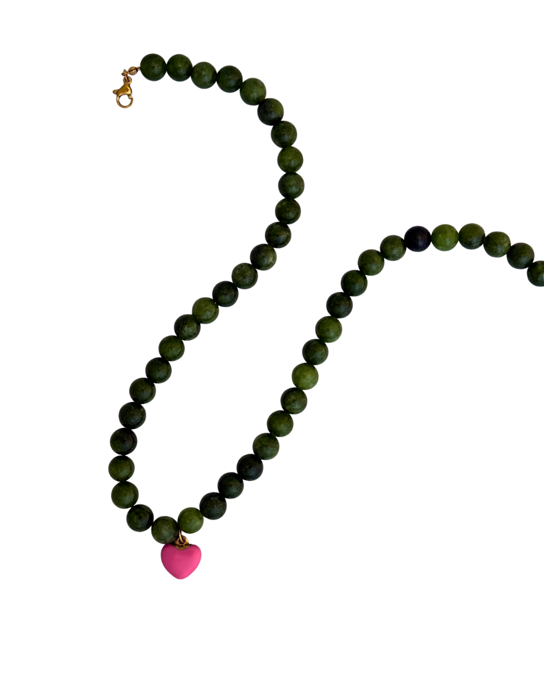 Desert Rose Heart Necklace