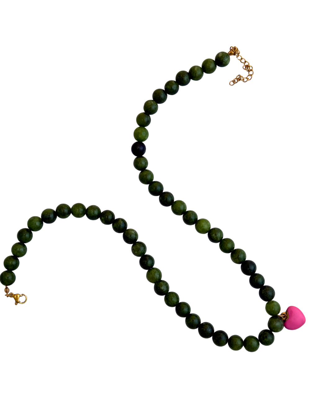 Desert Rose Heart Necklace