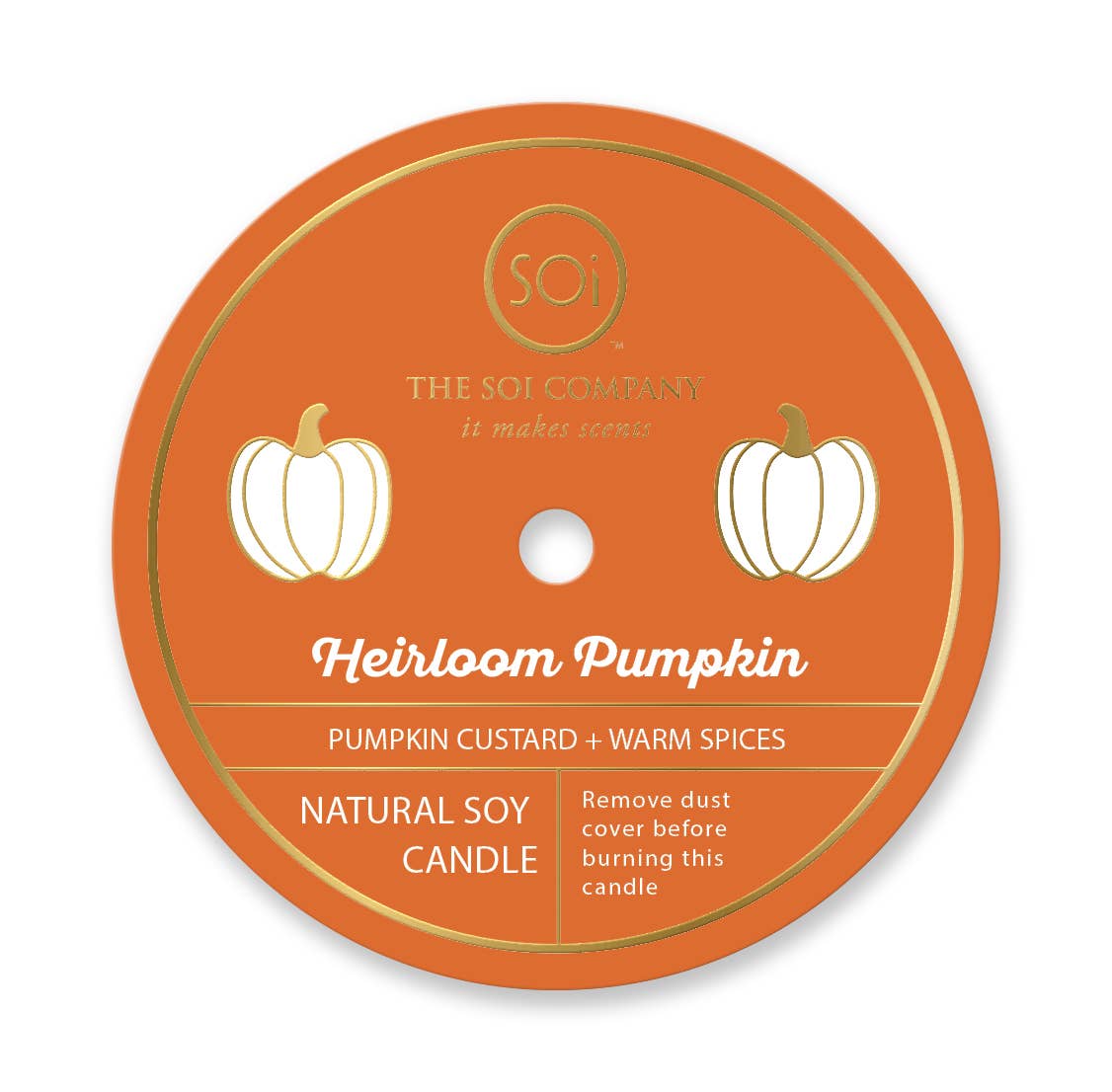 Heriloom Pumpkin Fall 12oz Icon Candle