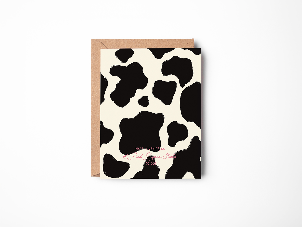Holy Cow You Did It Card