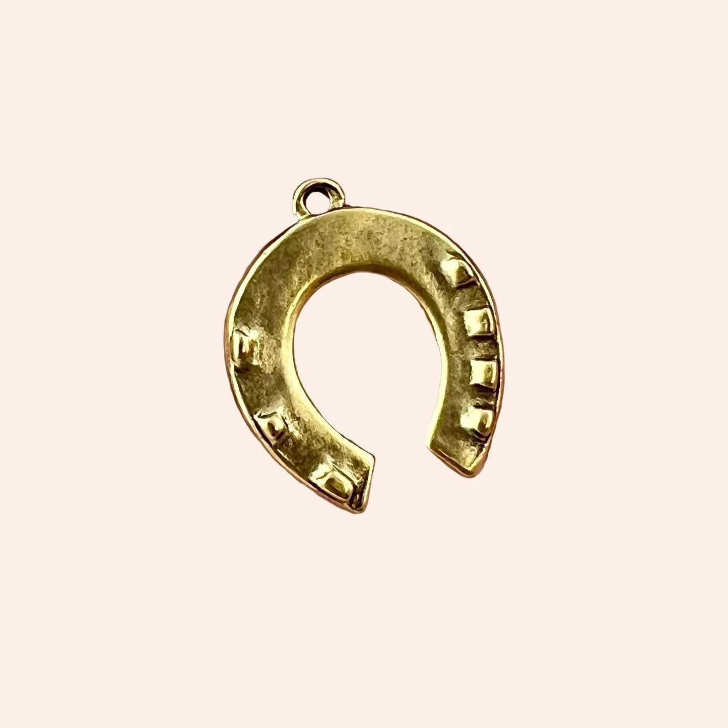 Golden Lucky Horseshoe Charmie