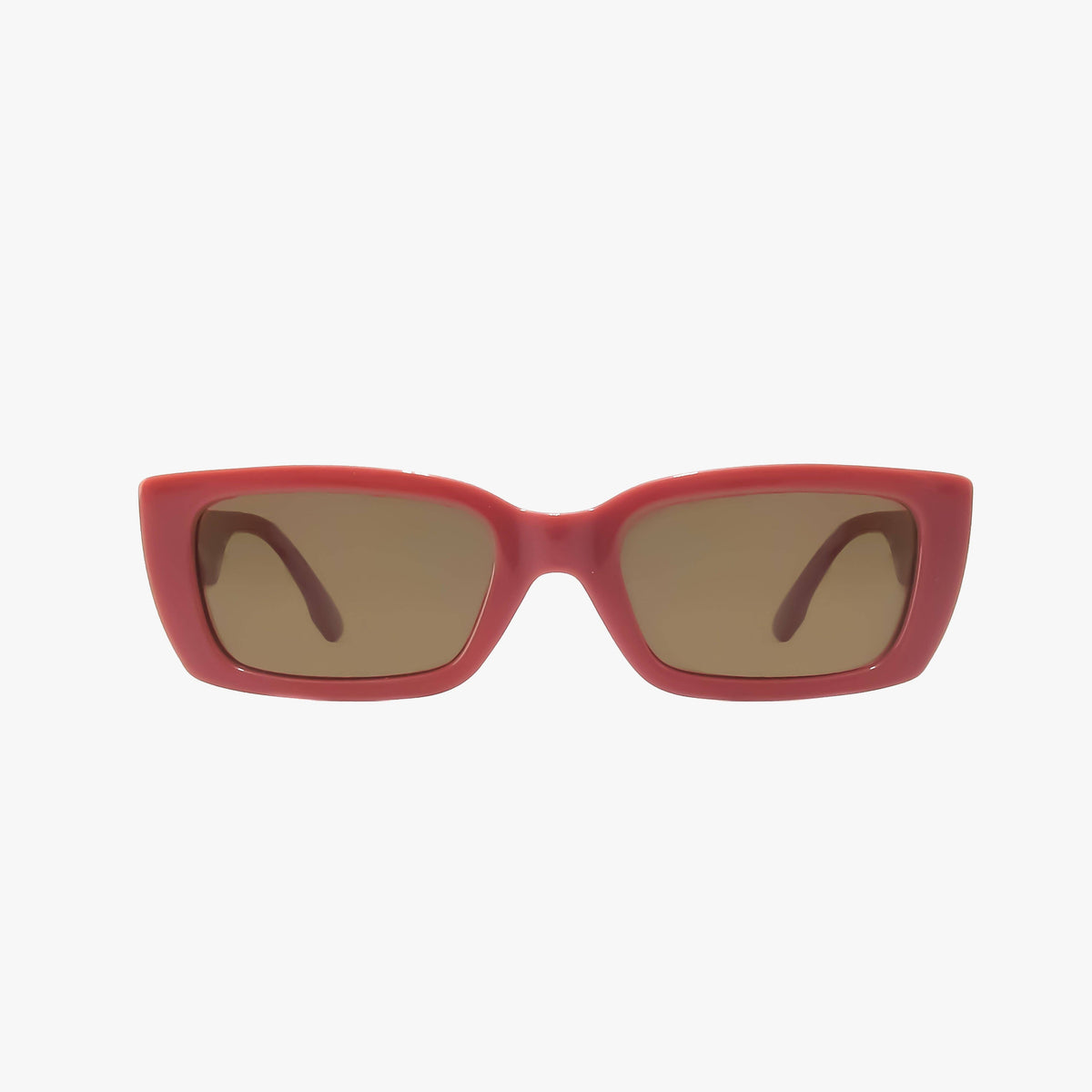 Haven Rose Clay Polarized Rectangle Sunglasses