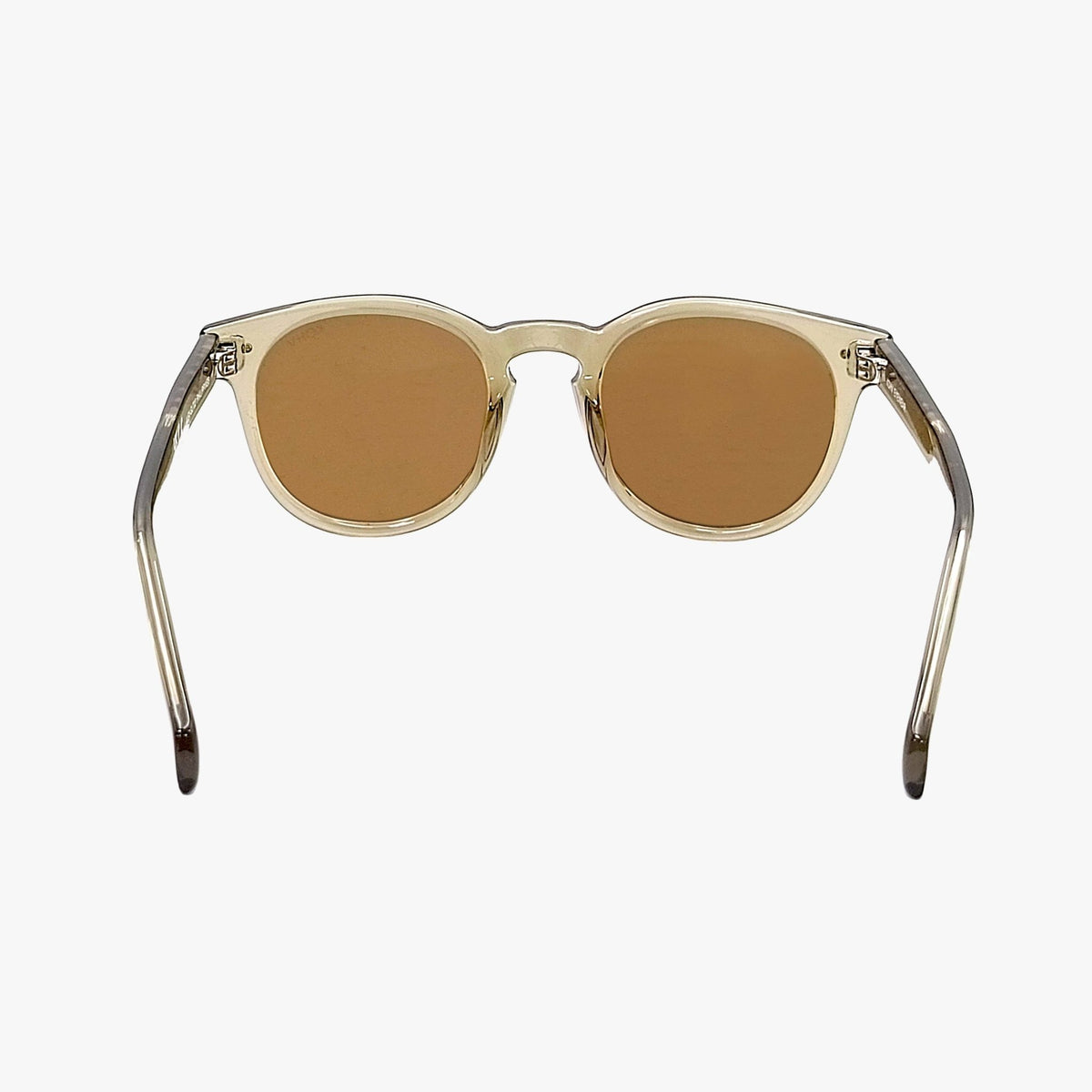 Alex Crystal Taupe Polarized Round Sunglasses - From Juniper With Love