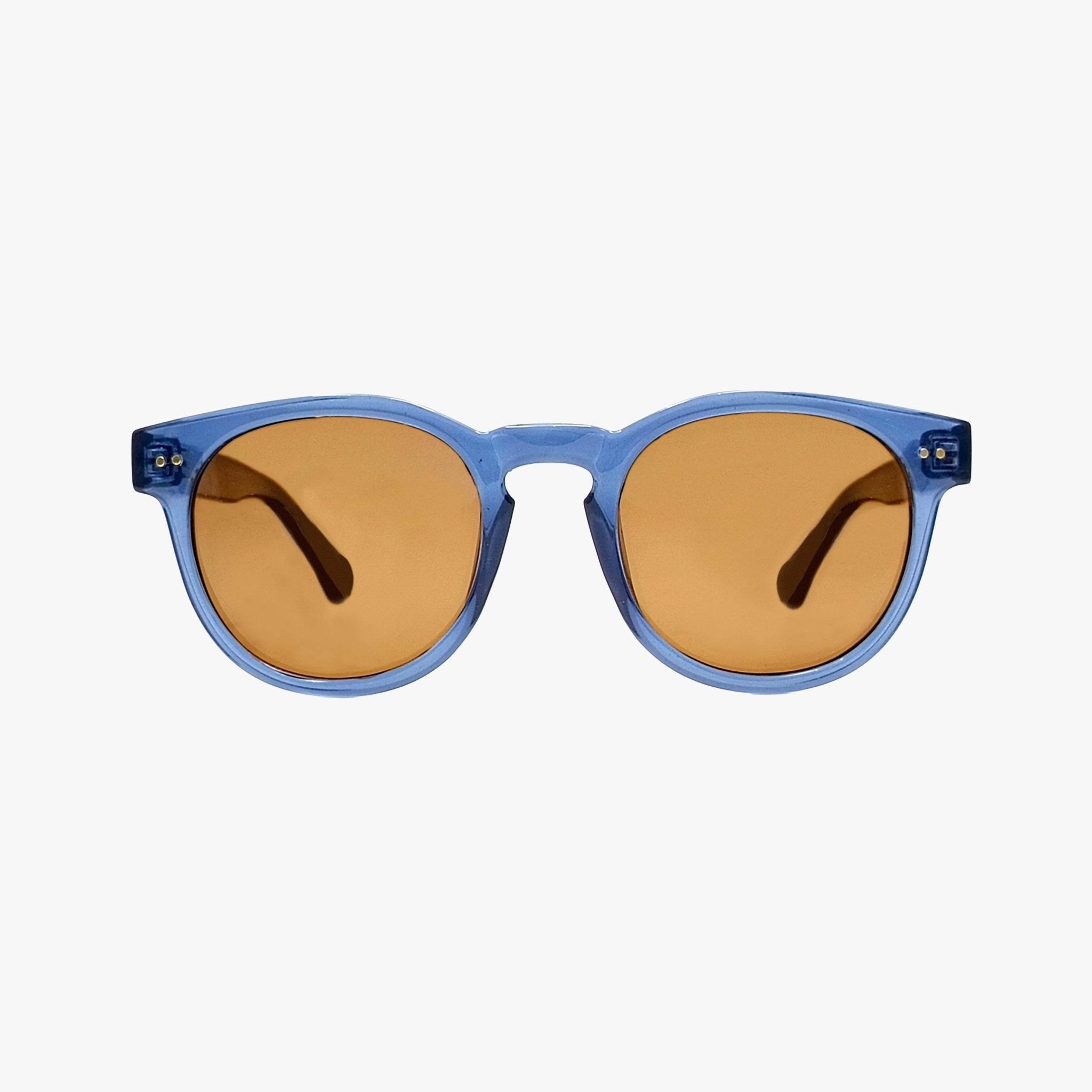 Alex Denim Polarized Round Sunglasses - From Juniper With Love