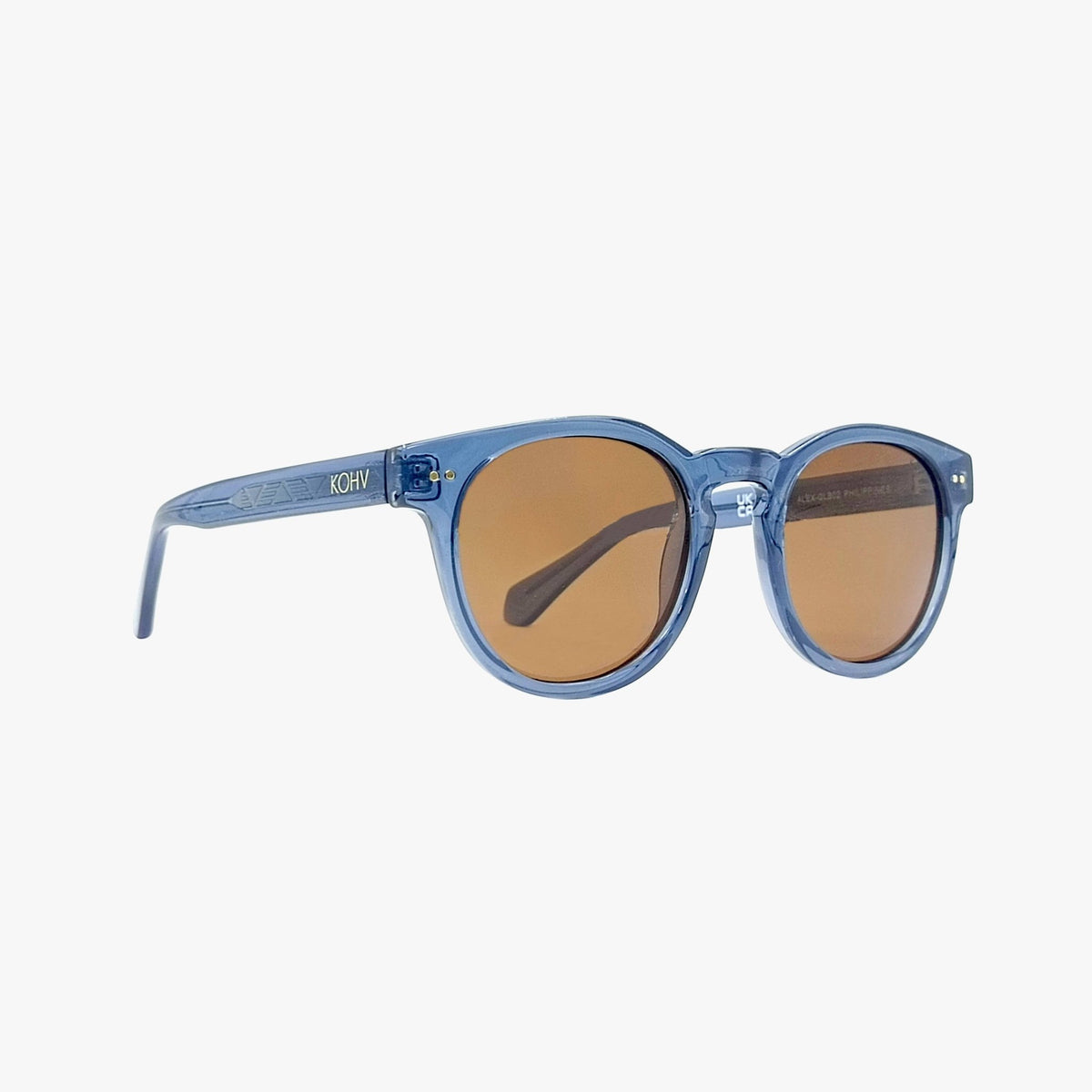 Alex Denim Polarized Round Sunglasses - From Juniper With Love