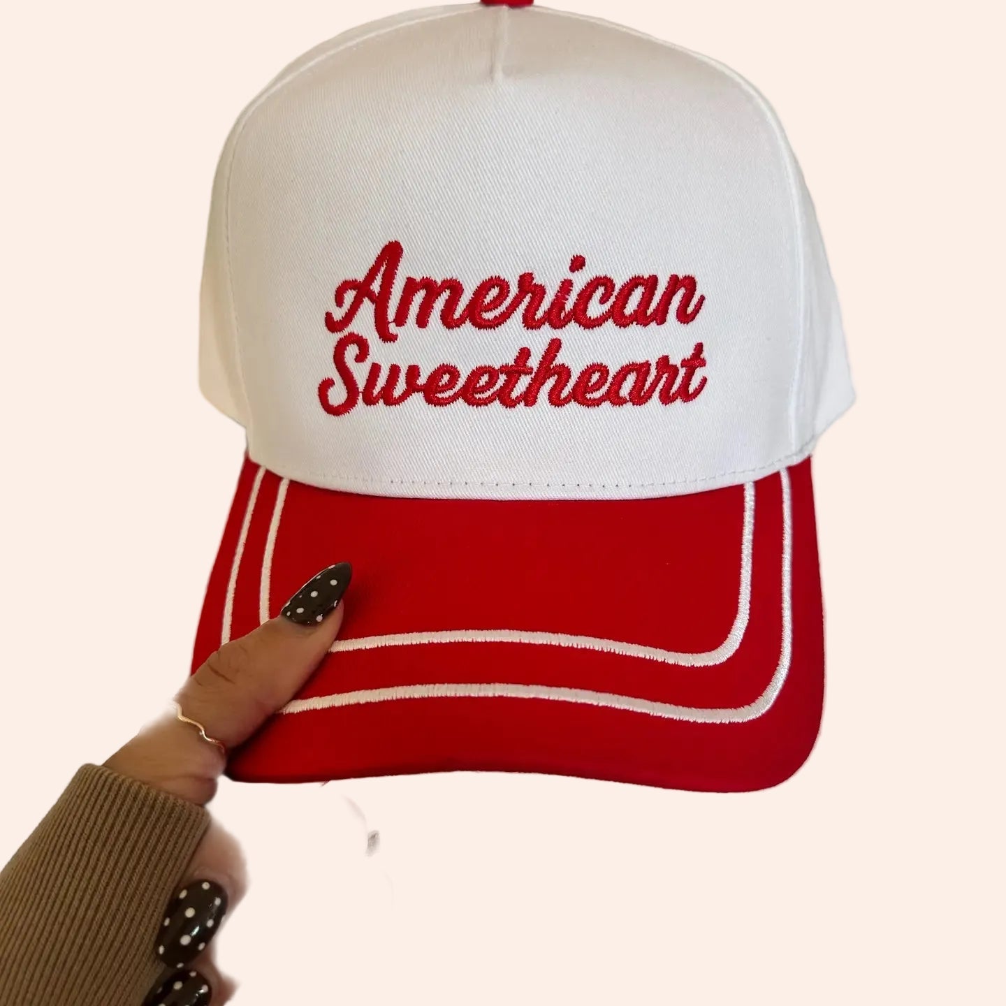 American Sweetheart Embroidered Hat - From Juniper With Love