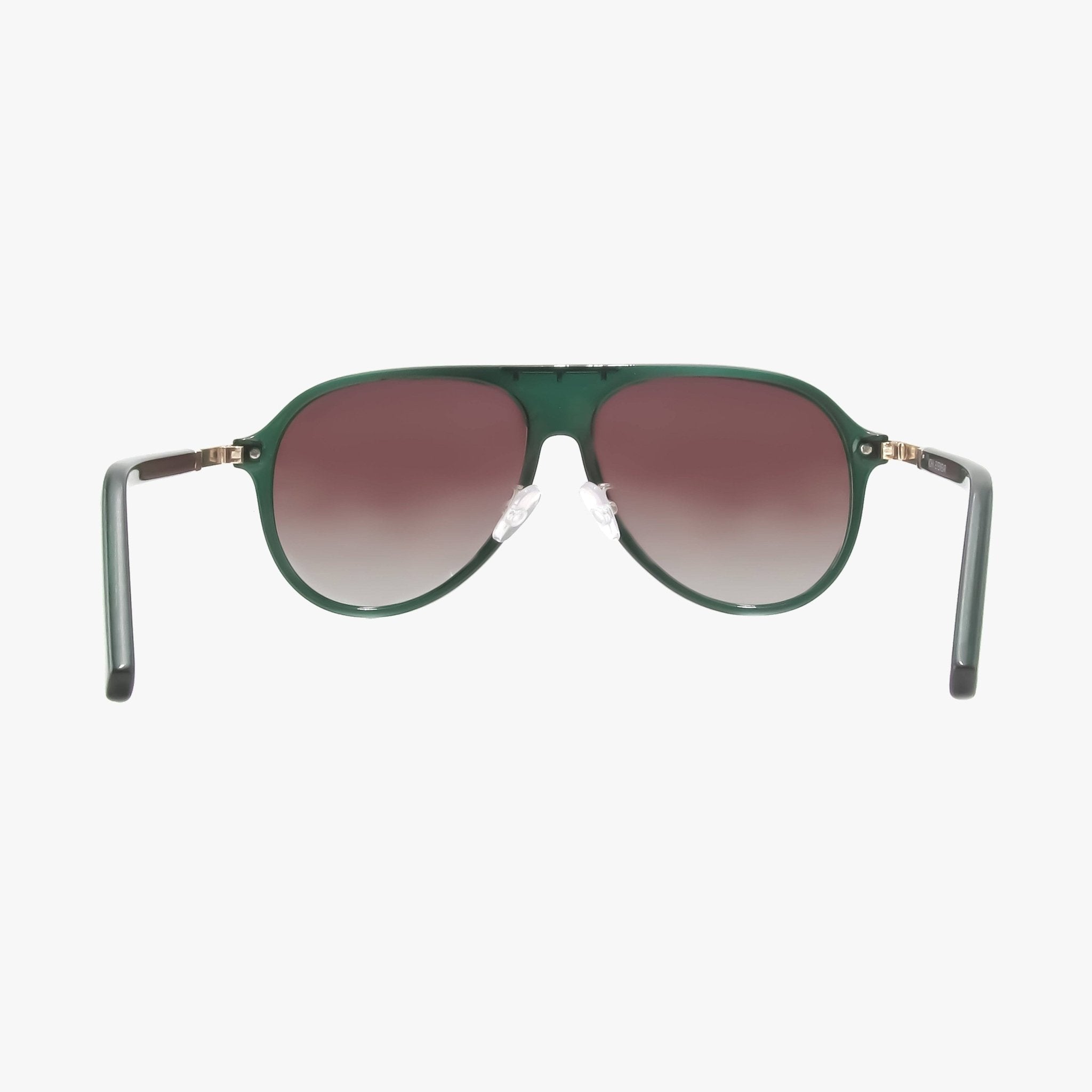 Aura Emerald Green Polarized Aviator Sunglasses - From Juniper With Love