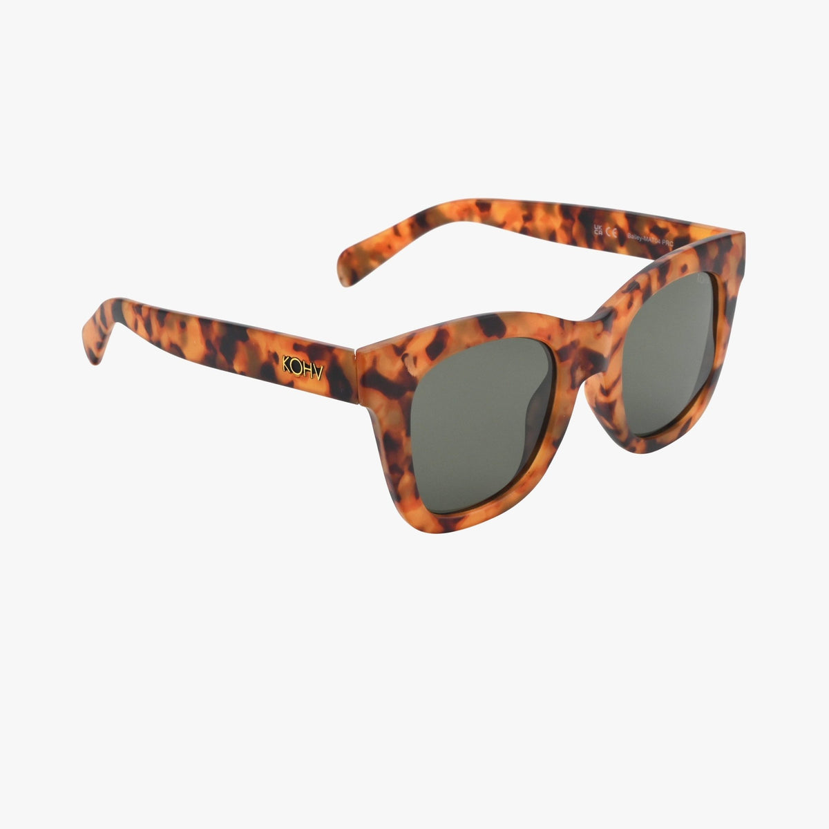 Bailey Matte Tortoise Polarized Oversized Square Sunglasses - From Juniper With Love