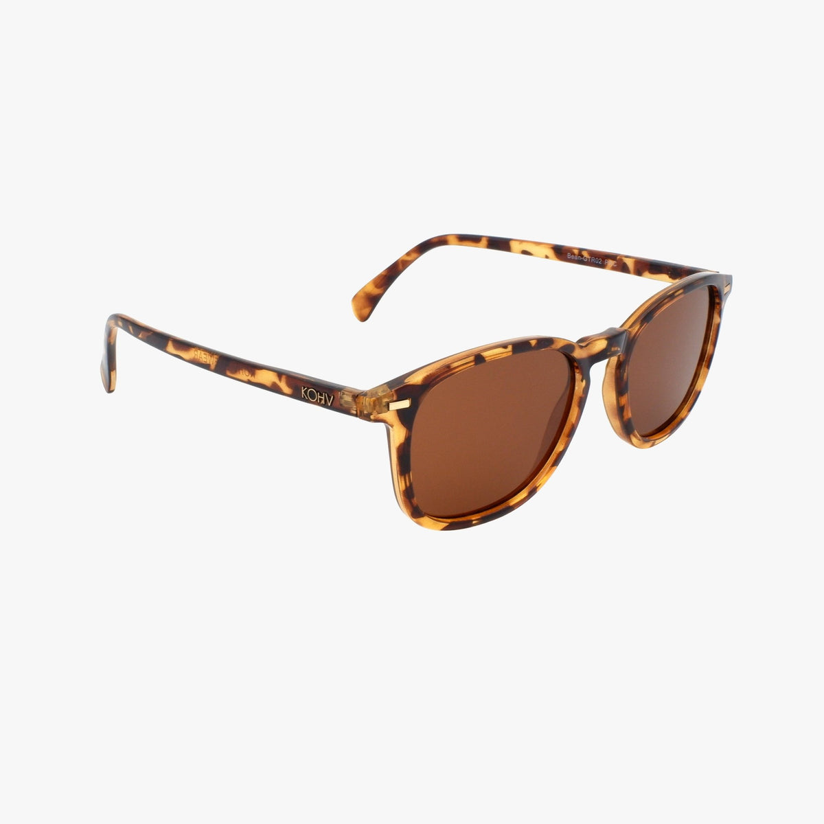 Bean Classic Tort Polarized Unisex Round Sunglasses - From Juniper With Love