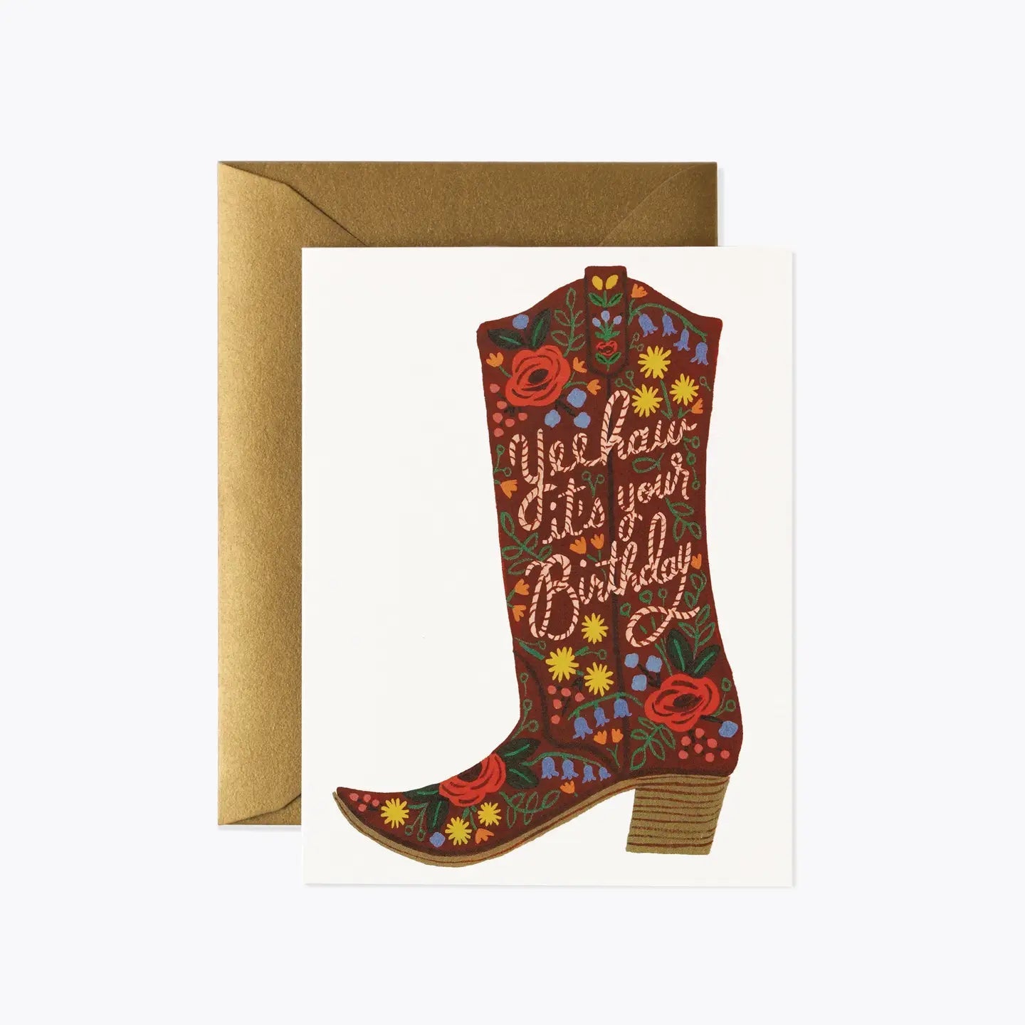 Birthday Boot Greeting Card - From Juniper With Love