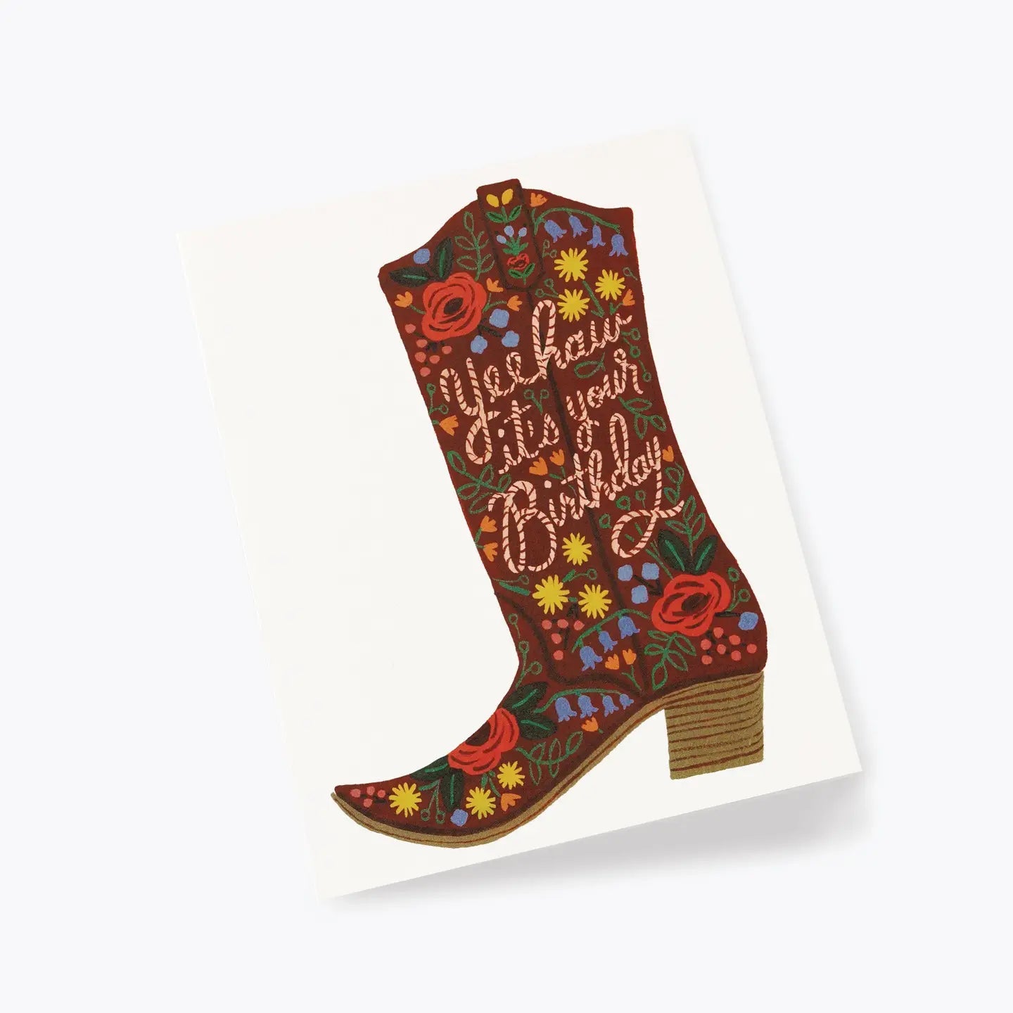 Birthday Boot Greeting Card - From Juniper With Love