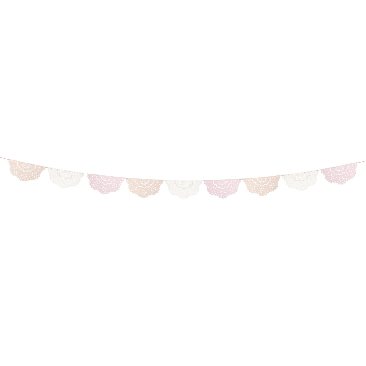 Broderie Anglaise Lace Multi Pennant Garland - From Juniper With Love