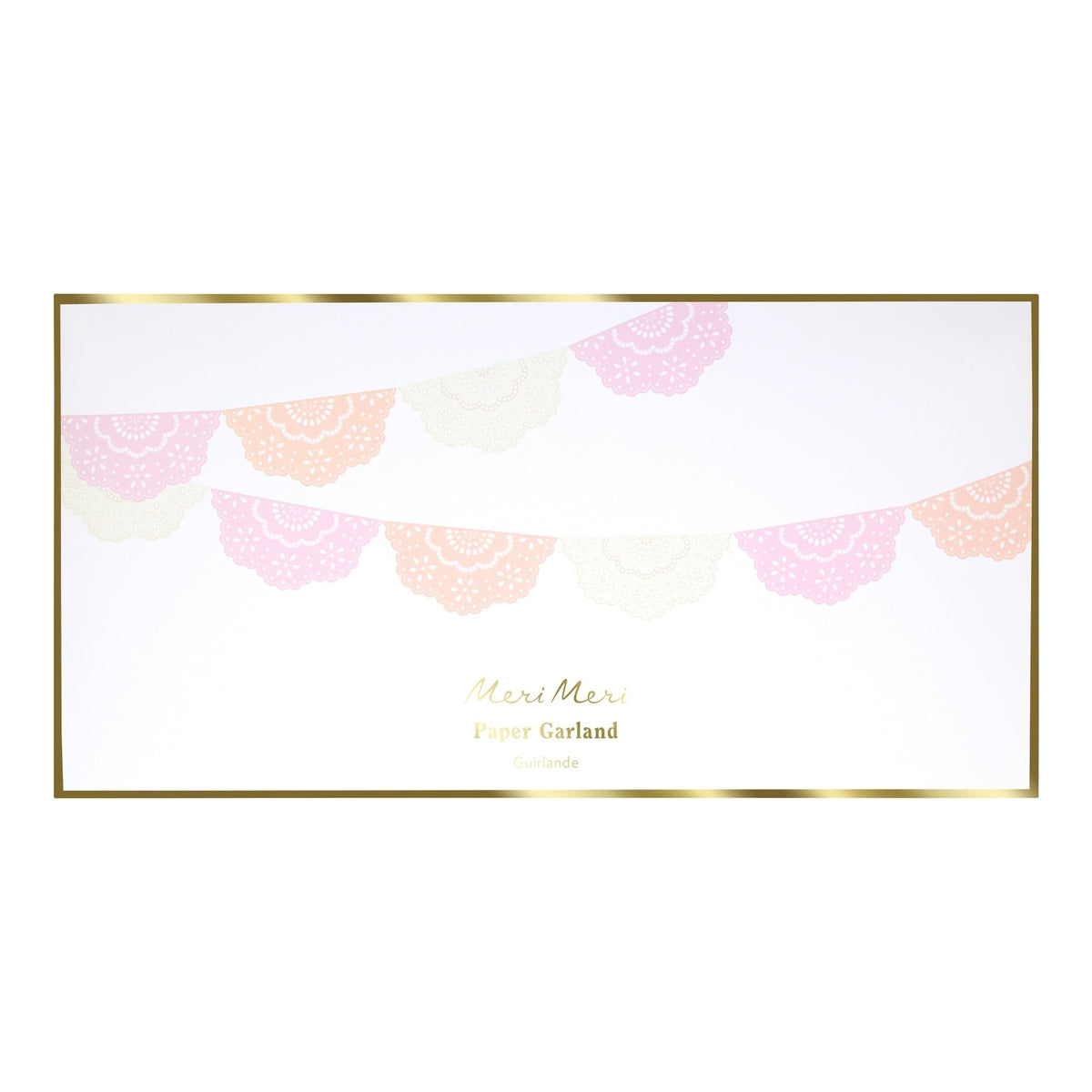 Broderie Anglaise Lace Multi Pennant Garland - From Juniper With Love