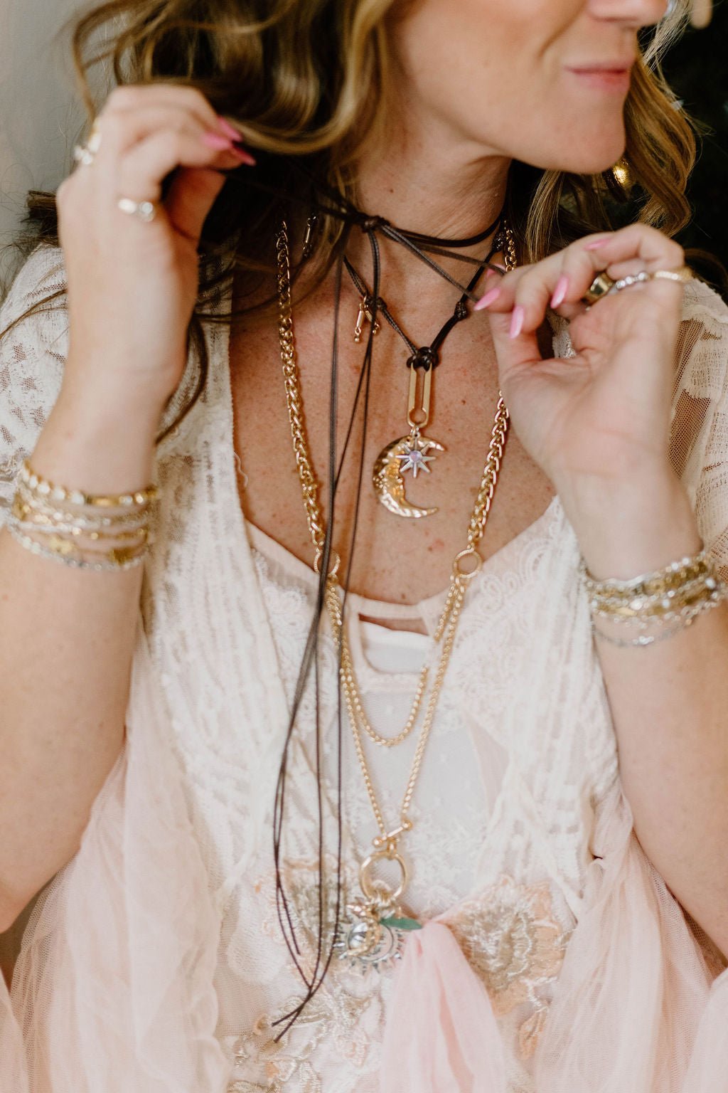 Celestial Harmony Necklace Set - From Juniper With Love