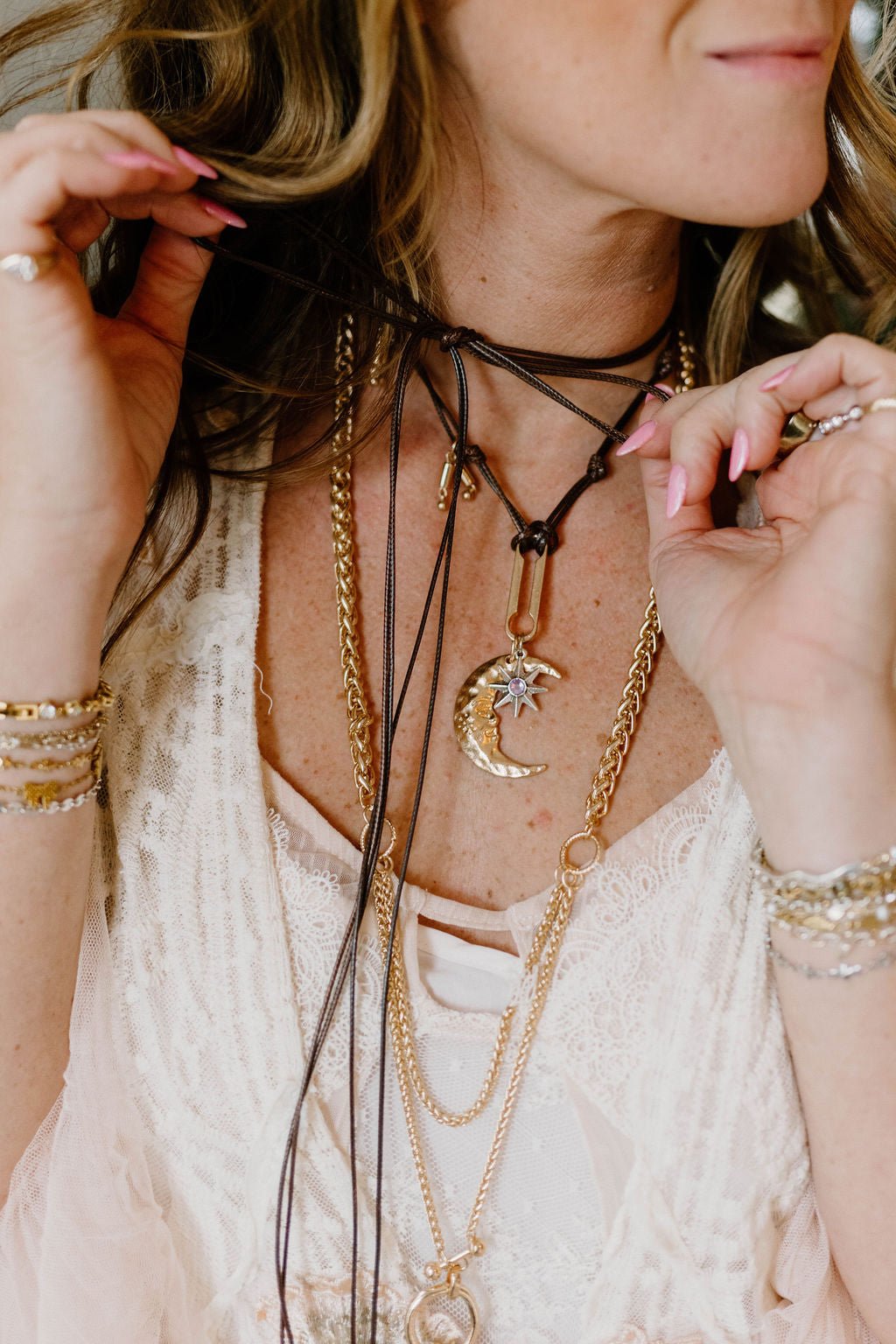 Celestial Harmony Necklace Set - From Juniper With Love