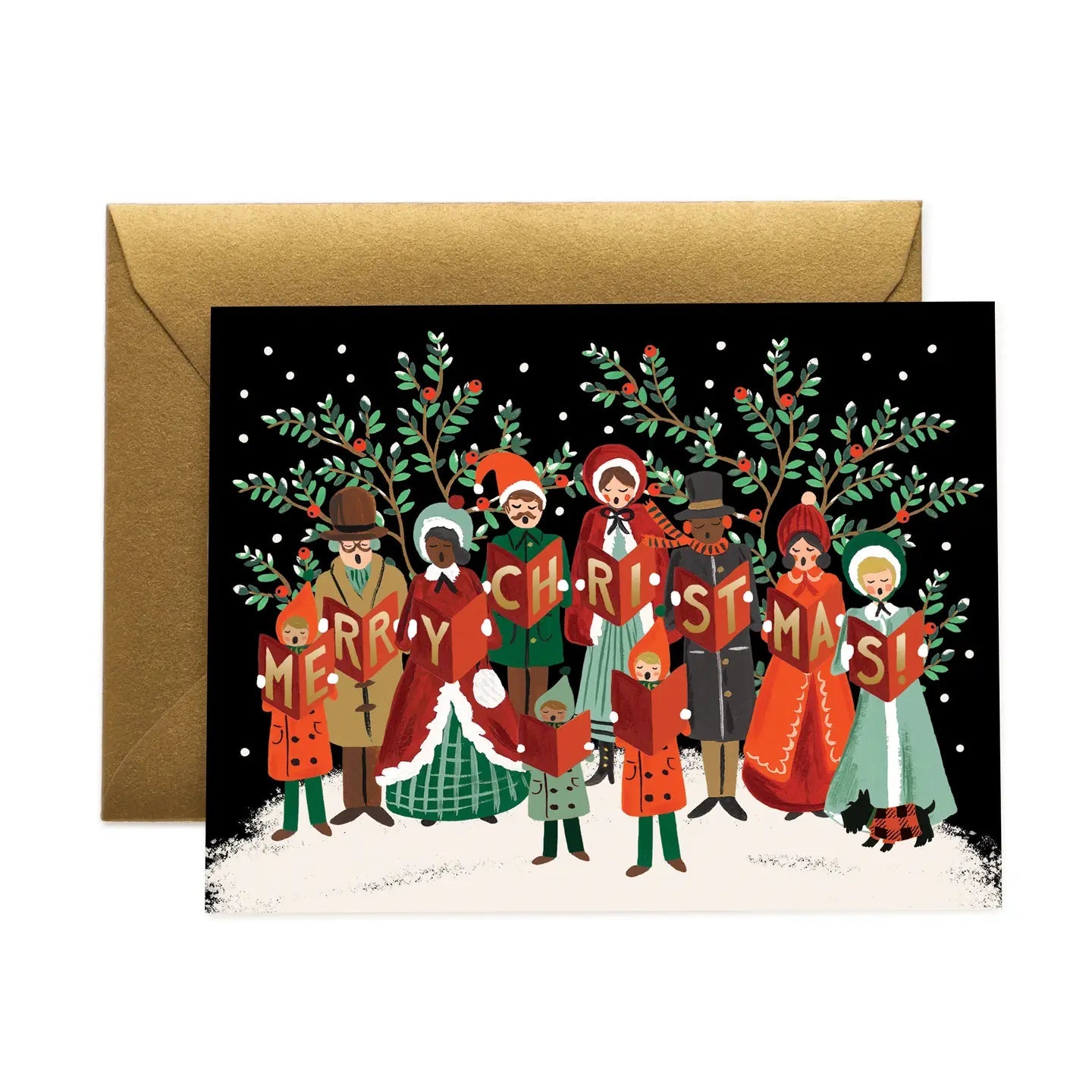 Christmas Carolers Card - From Juniper With Love