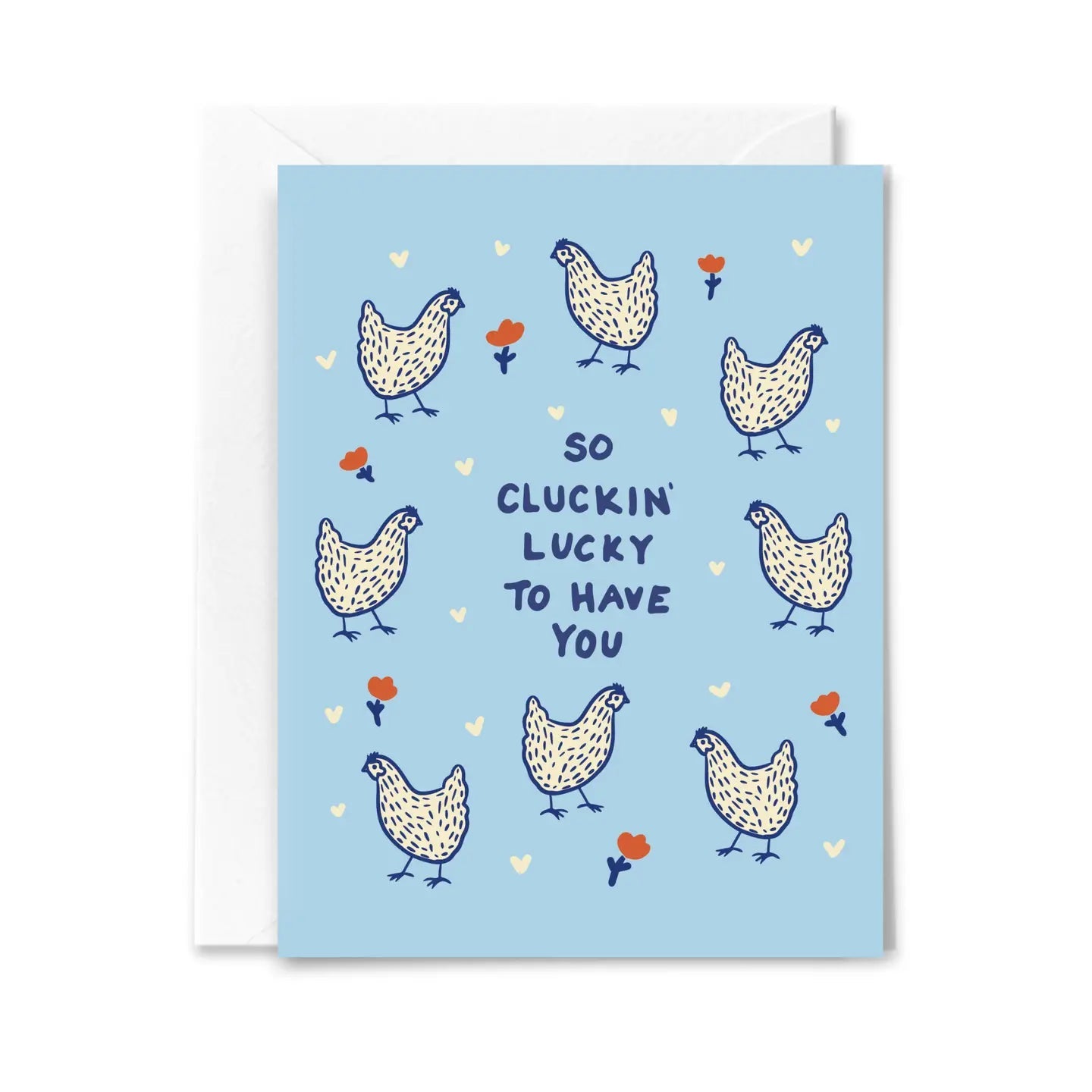 Cluckin' Lucky Card - From Juniper With Love