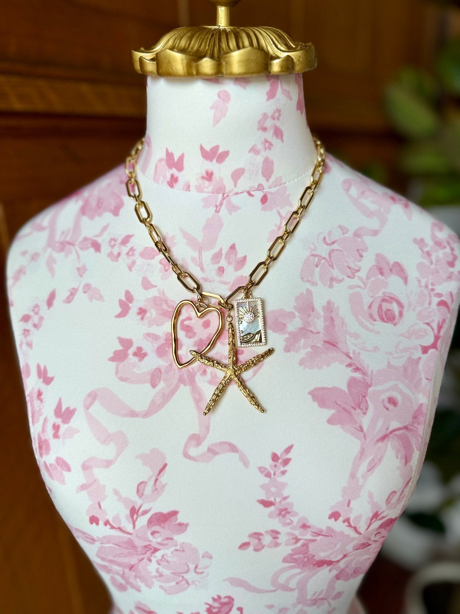 Coastal Heart Necklace - From Juniper With Love