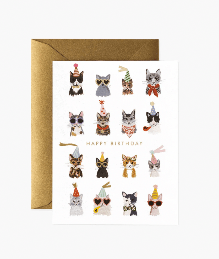 Cool Cats Birthday Card - From Juniper With Love