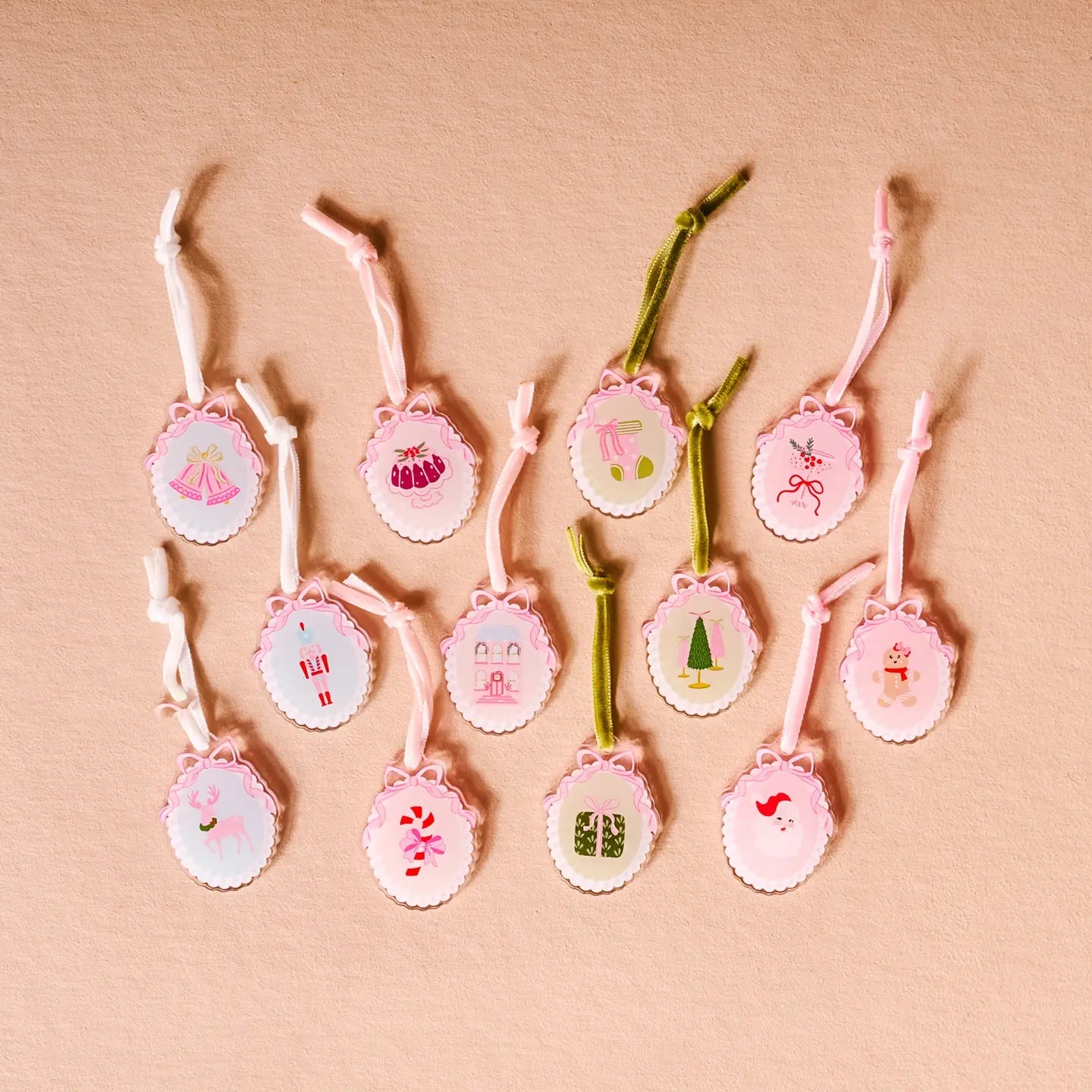 Coquette Christmas Ornament Advent Calend - From Juniper With Love