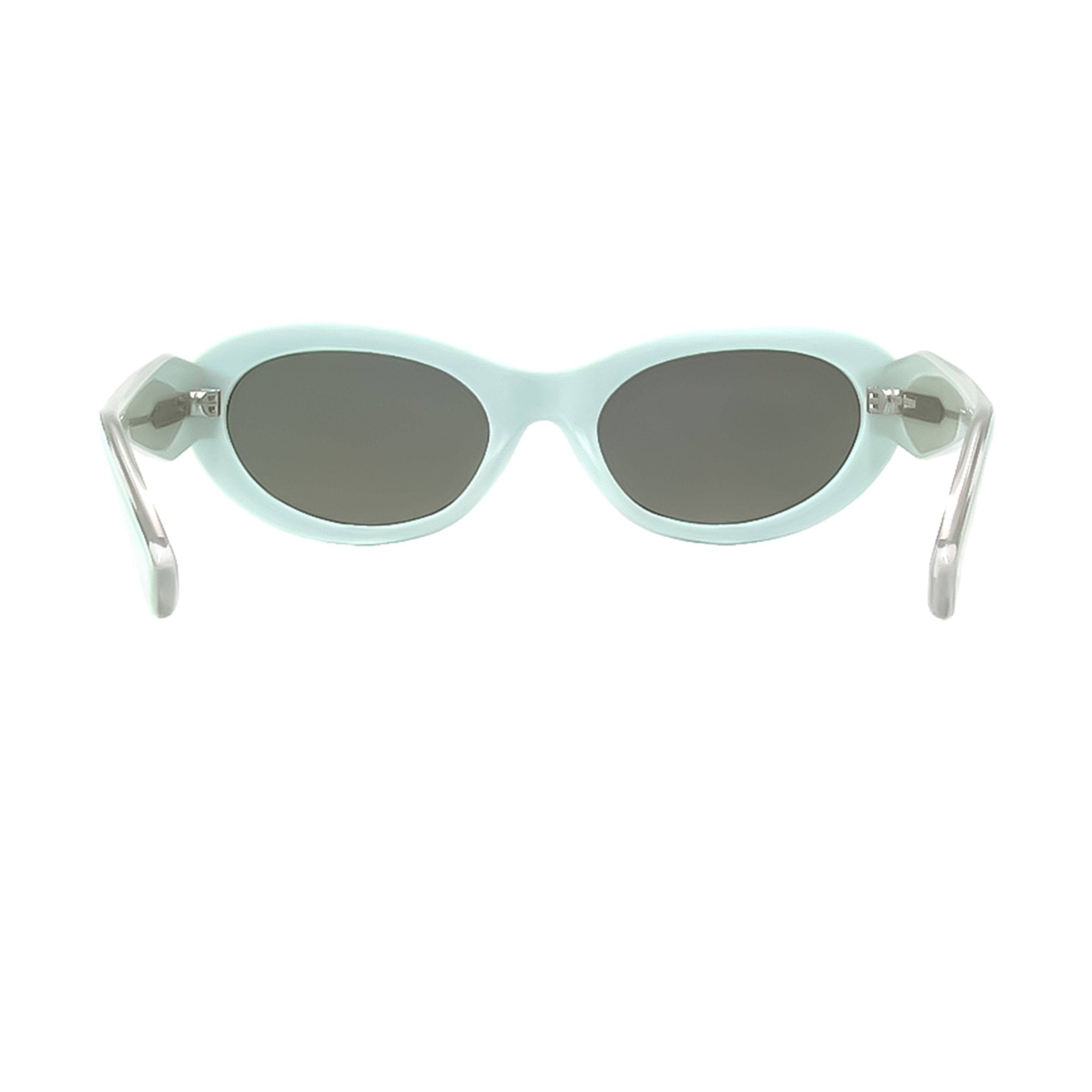 Cora Mint Polarized Fashion Oval Round Sunglasses - From Juniper With Love