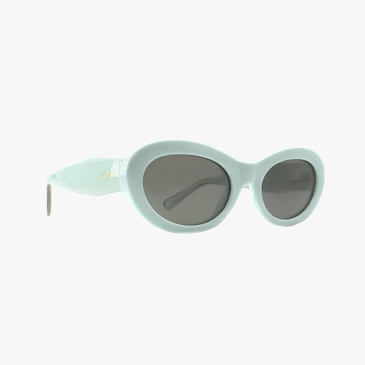 Cora Mint Polarized Fashion Oval Round Sunglasses - From Juniper With Love