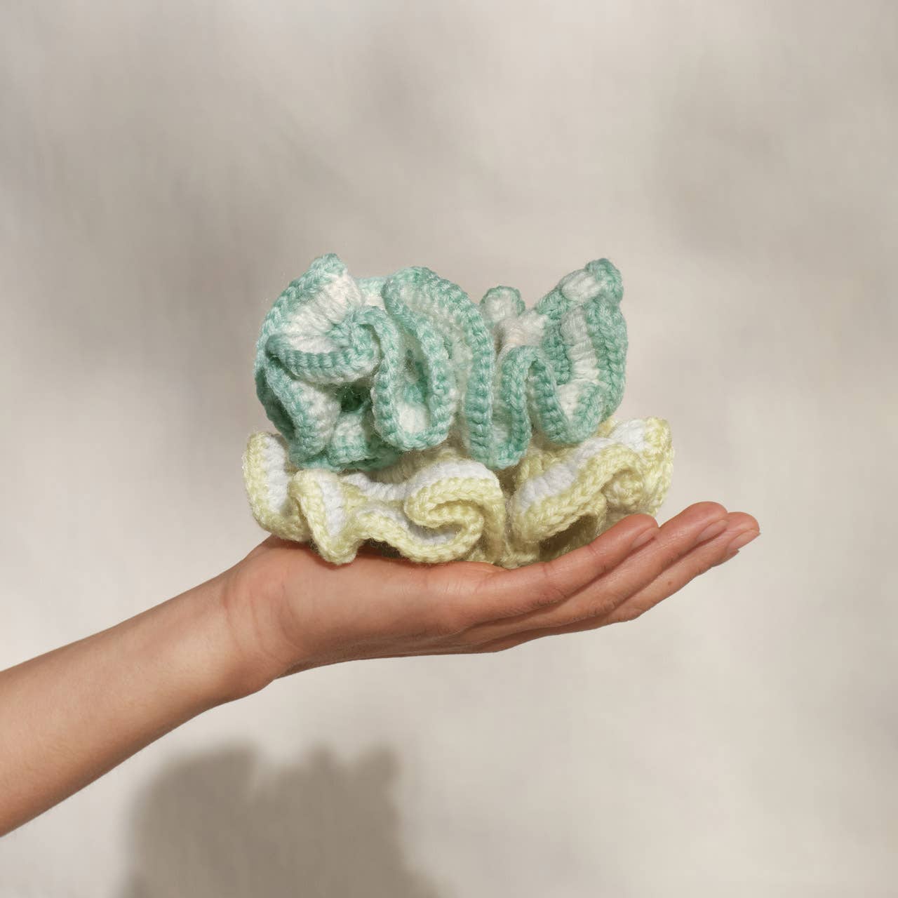 Crochet Scrunchie / Butter Yellow - From Juniper With Love