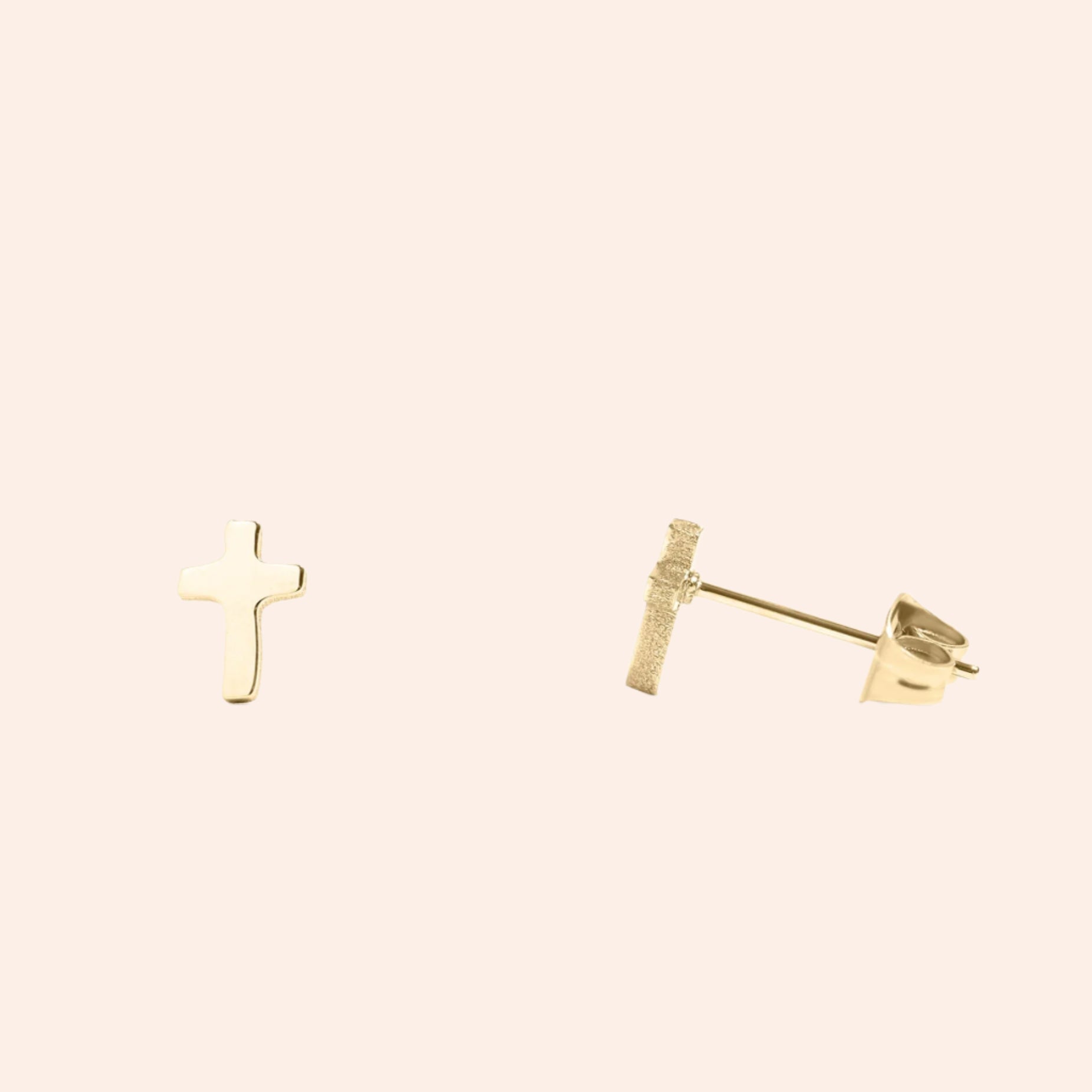 Cross Stud Earrings - From Juniper With Love