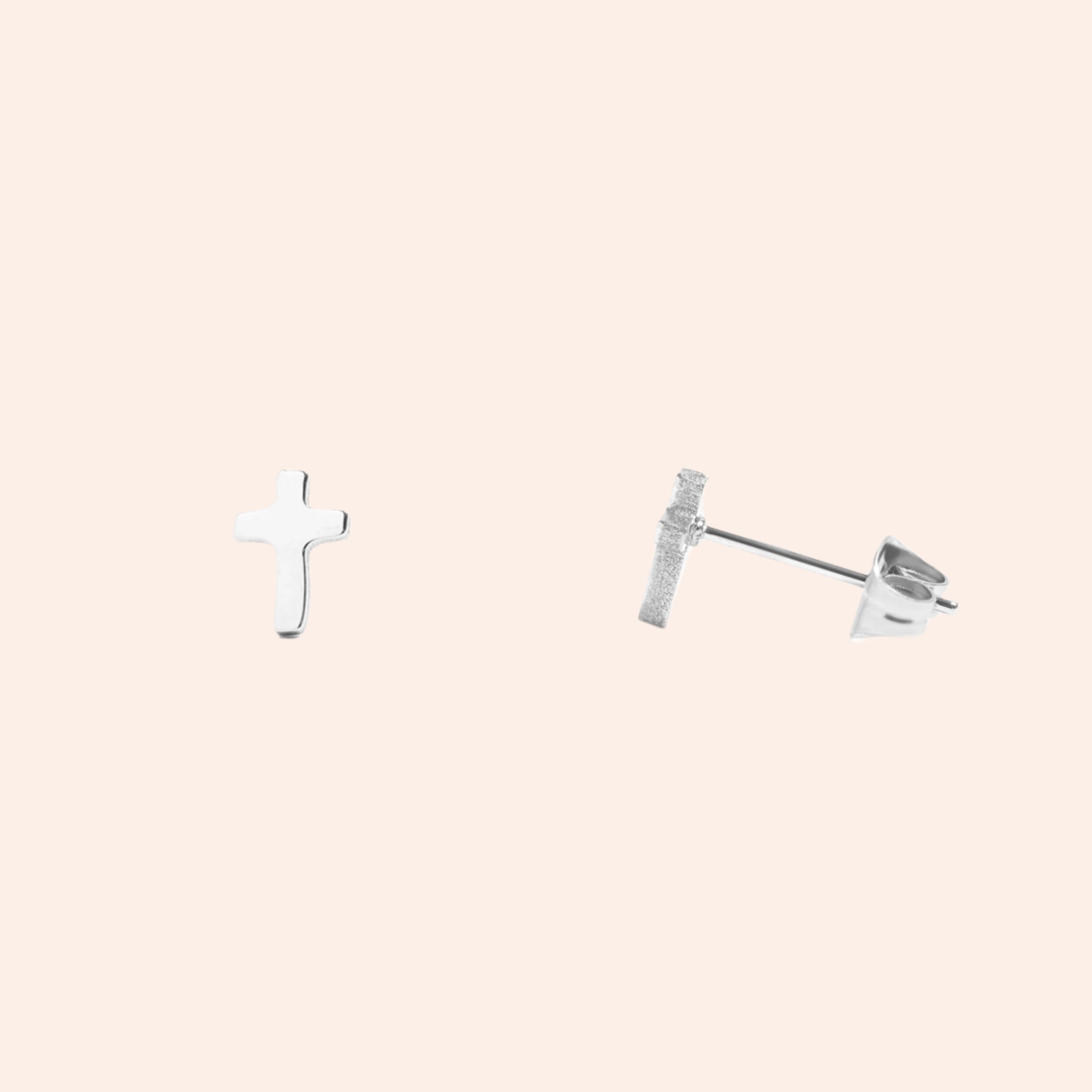 Cross Stud Earrings - From Juniper With Love