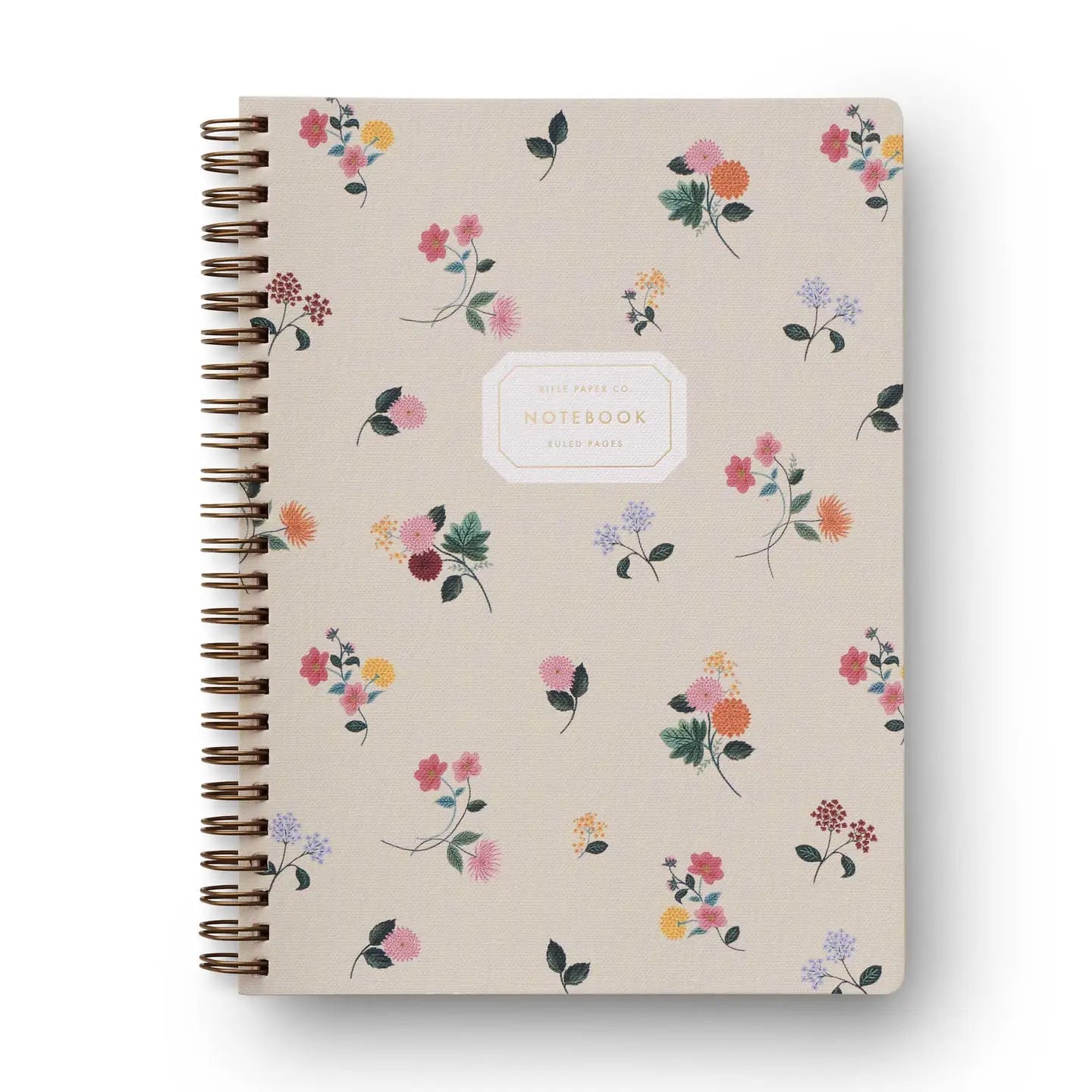 Ditsy Dahlia Spiral Notebook - From Juniper With Love