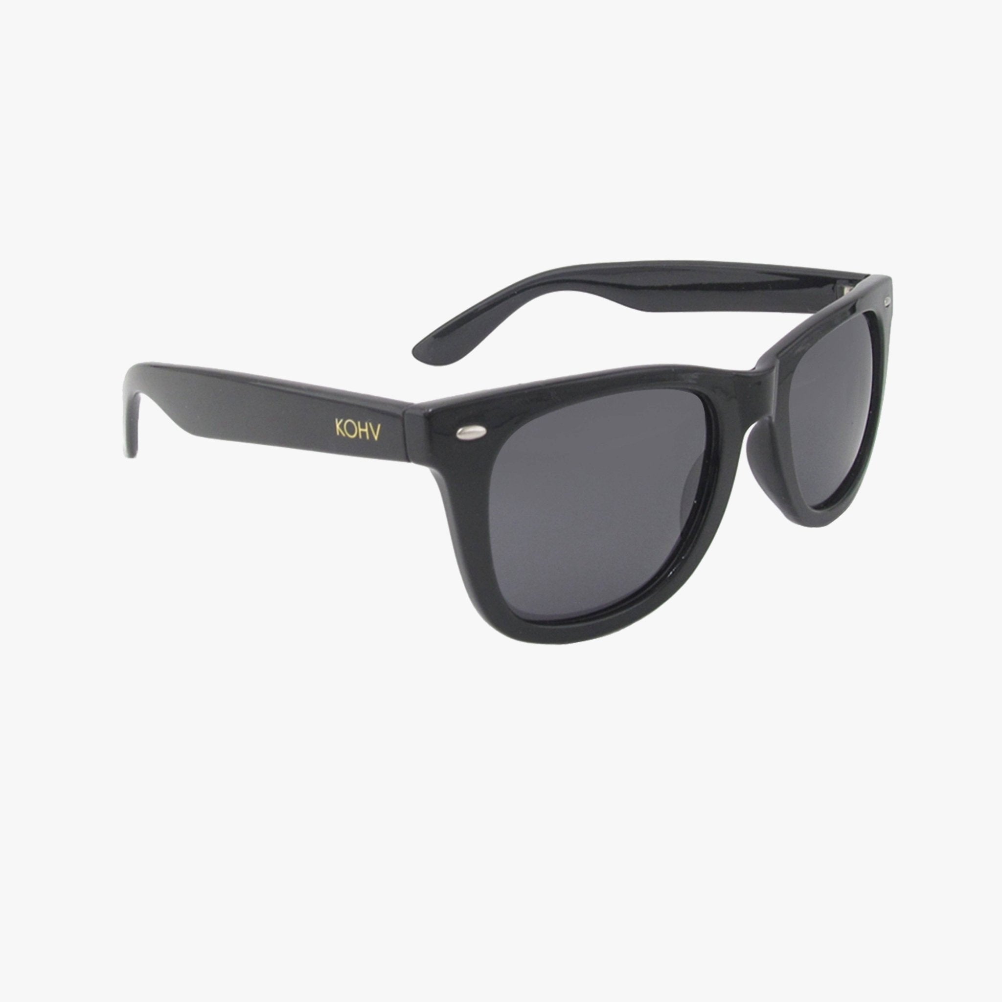 Drift Midnight Polarized Square Retro Sunglasses - From Juniper With Love