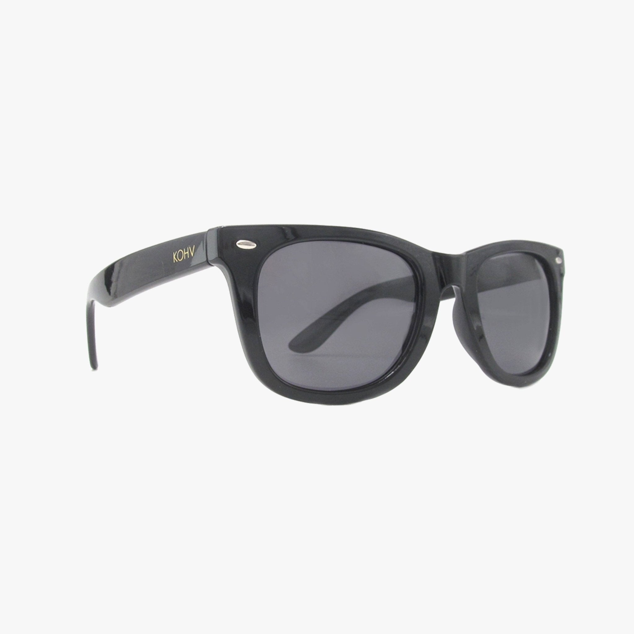 Drift Midnight Polarized Square Retro Sunglasses - From Juniper With Love