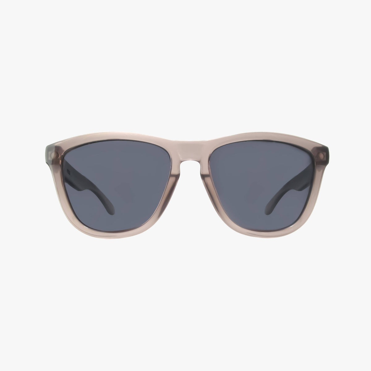Lincoln Crystal Smoke Polarized Square Sunglasses