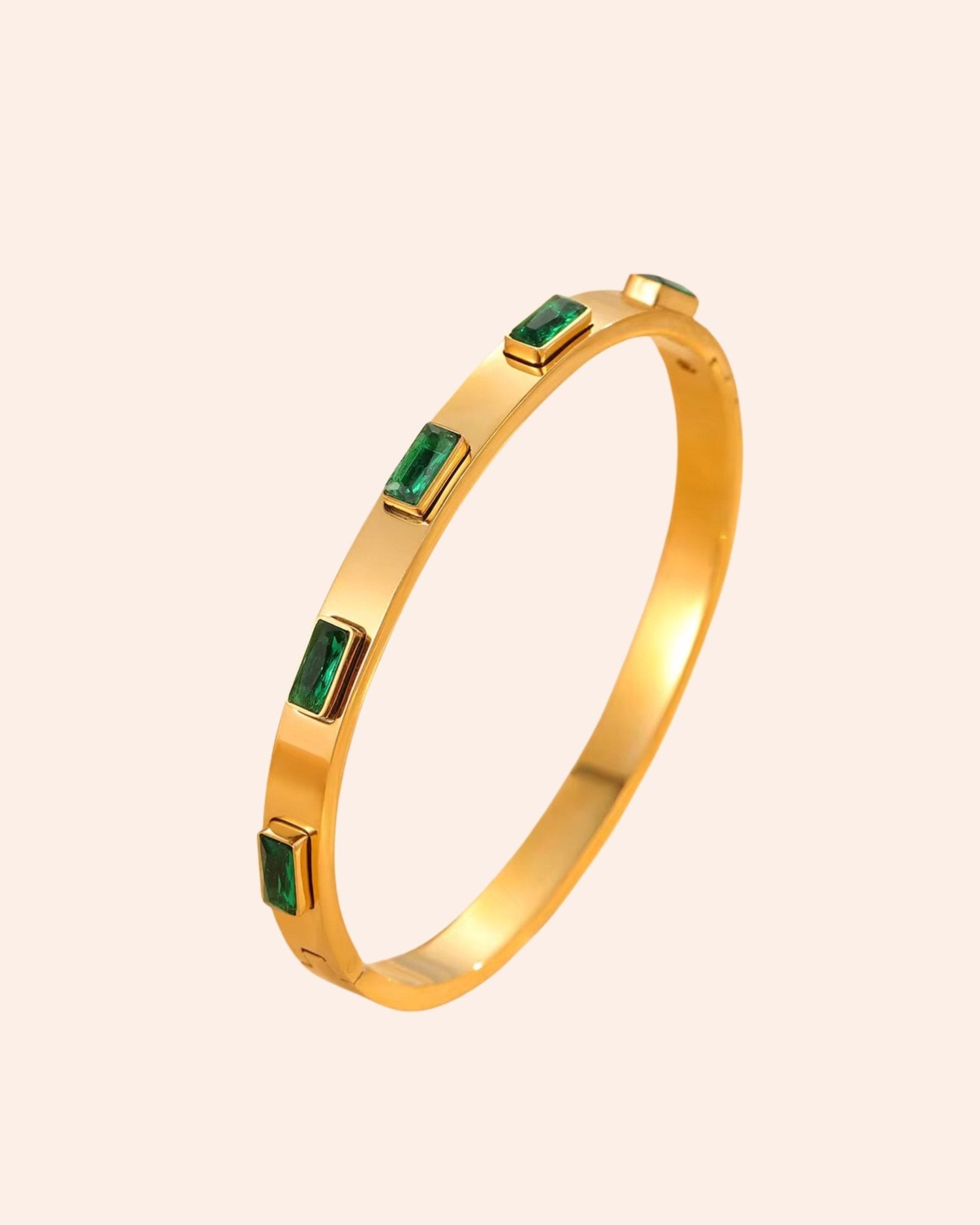 Emerald Muse Bangle - From Juniper With Love
