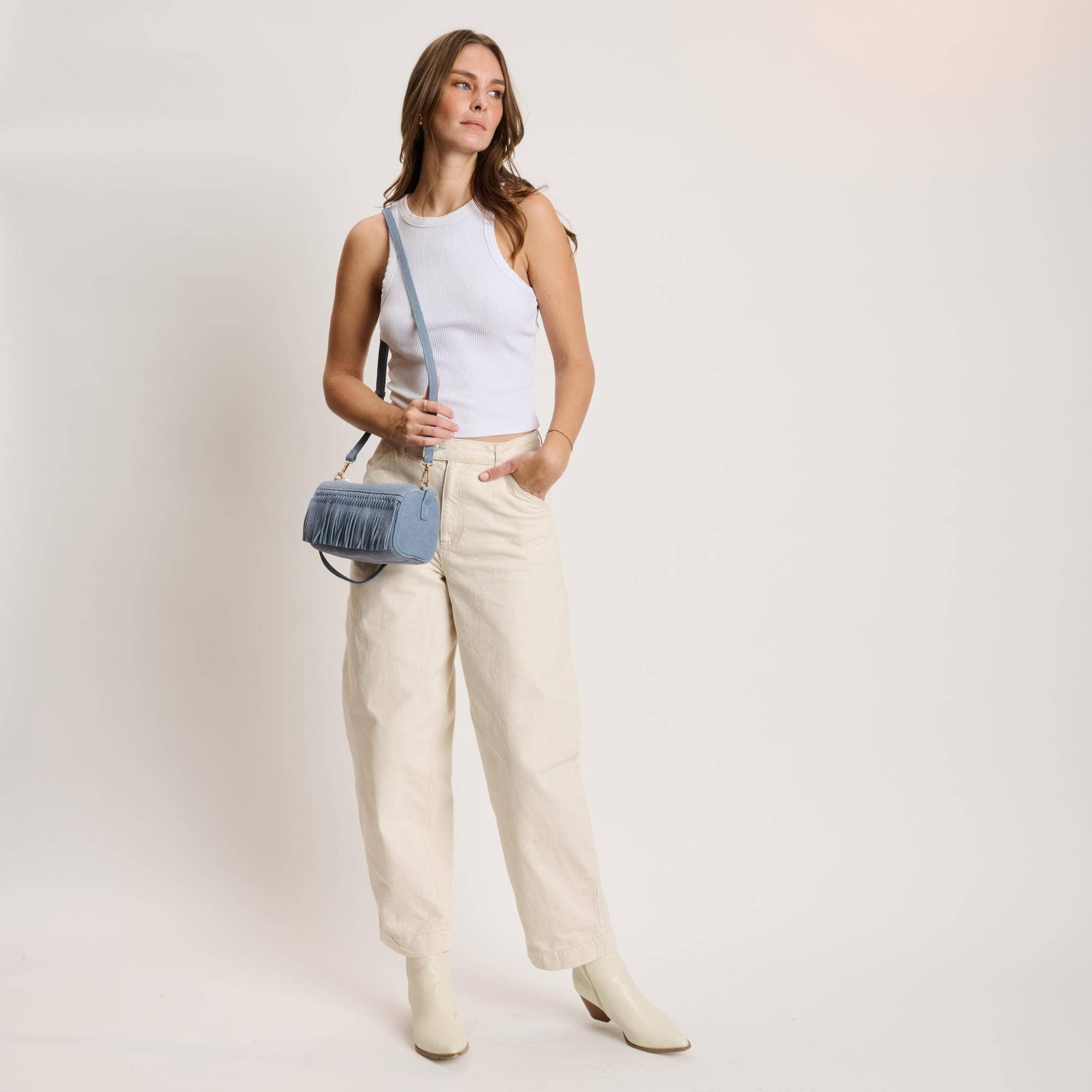 Emmi Shoulder Bag / Slate - From Juniper With Love