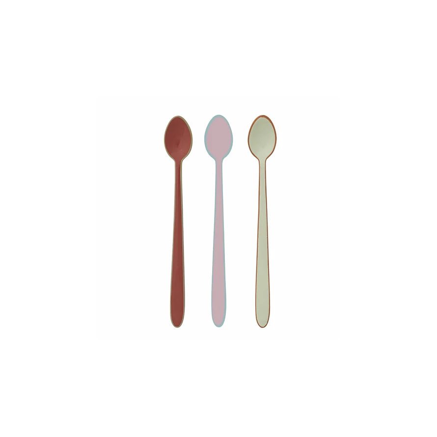 Enameled Cocktail Spoon - From Juniper With Love
