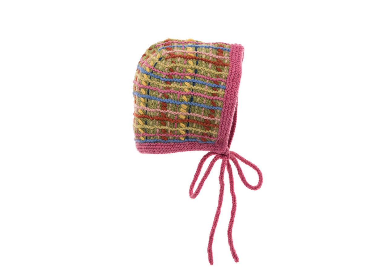Tate Plaid Bonnet / Green