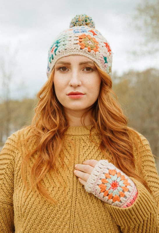 Woodstock Crochet Hat / Natural