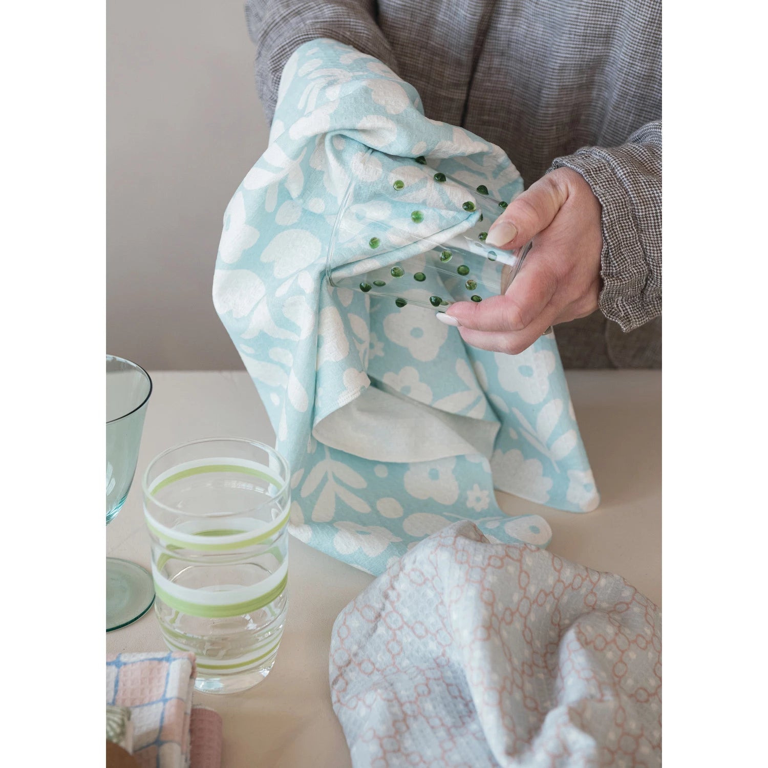 Floral Microfibre Tea Towel - From Juniper With Love