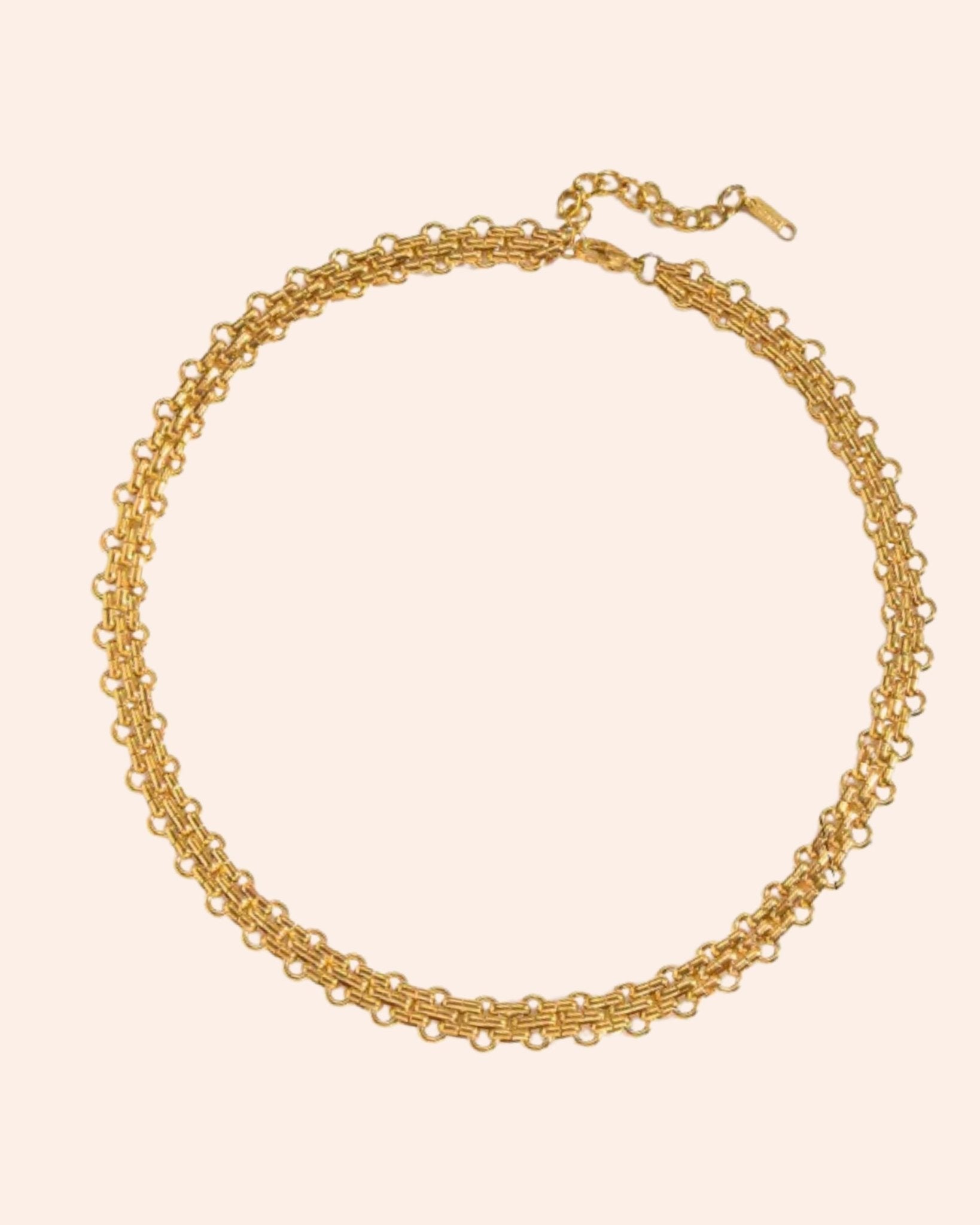 Golden Link Necklace - From Juniper With Love