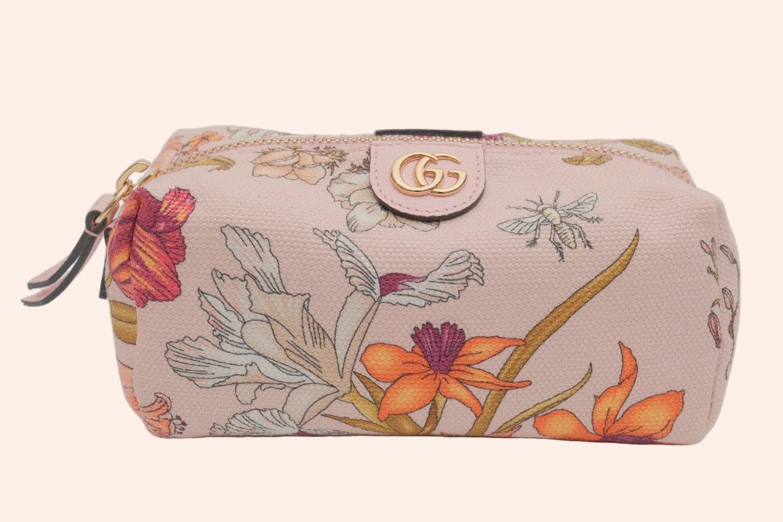 Gucci Flora Pouch / Japan Limited Edition Pink - From Juniper With Love