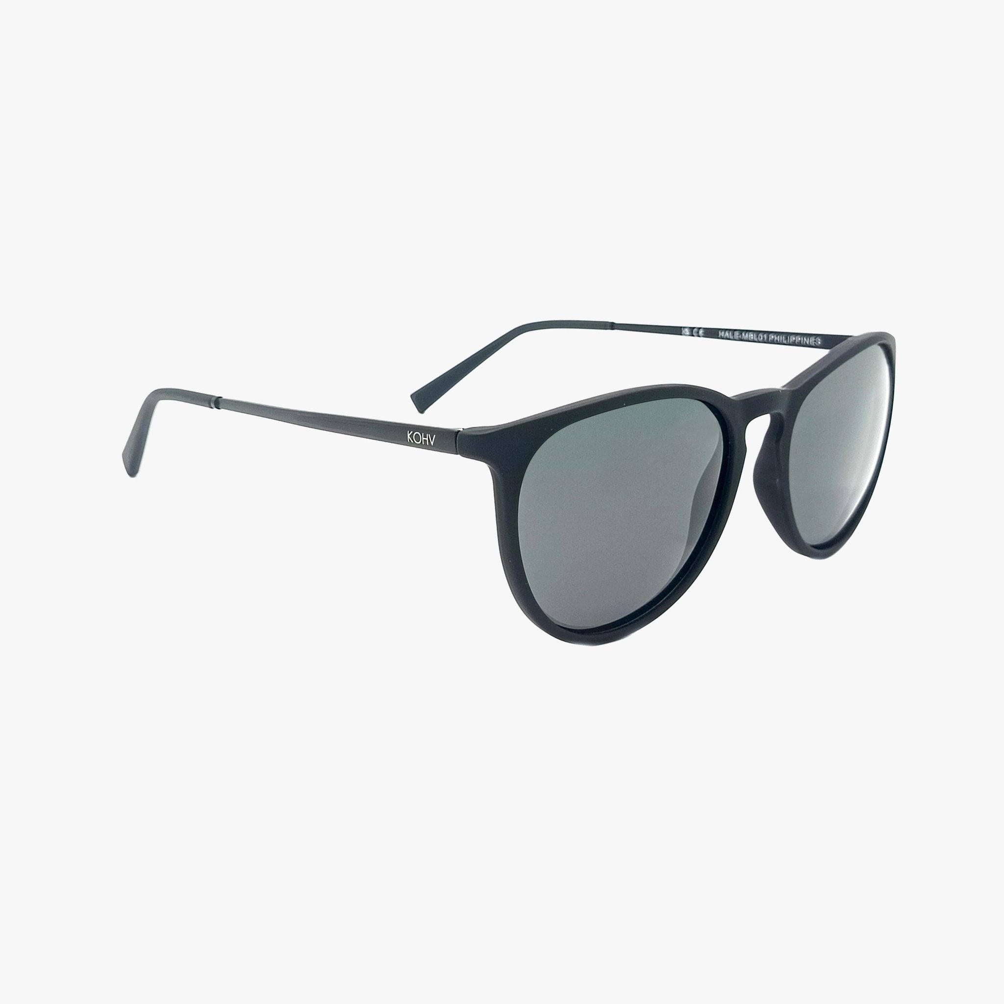 Hale Midnight Polarized Round Sunglasses - From Juniper With Love