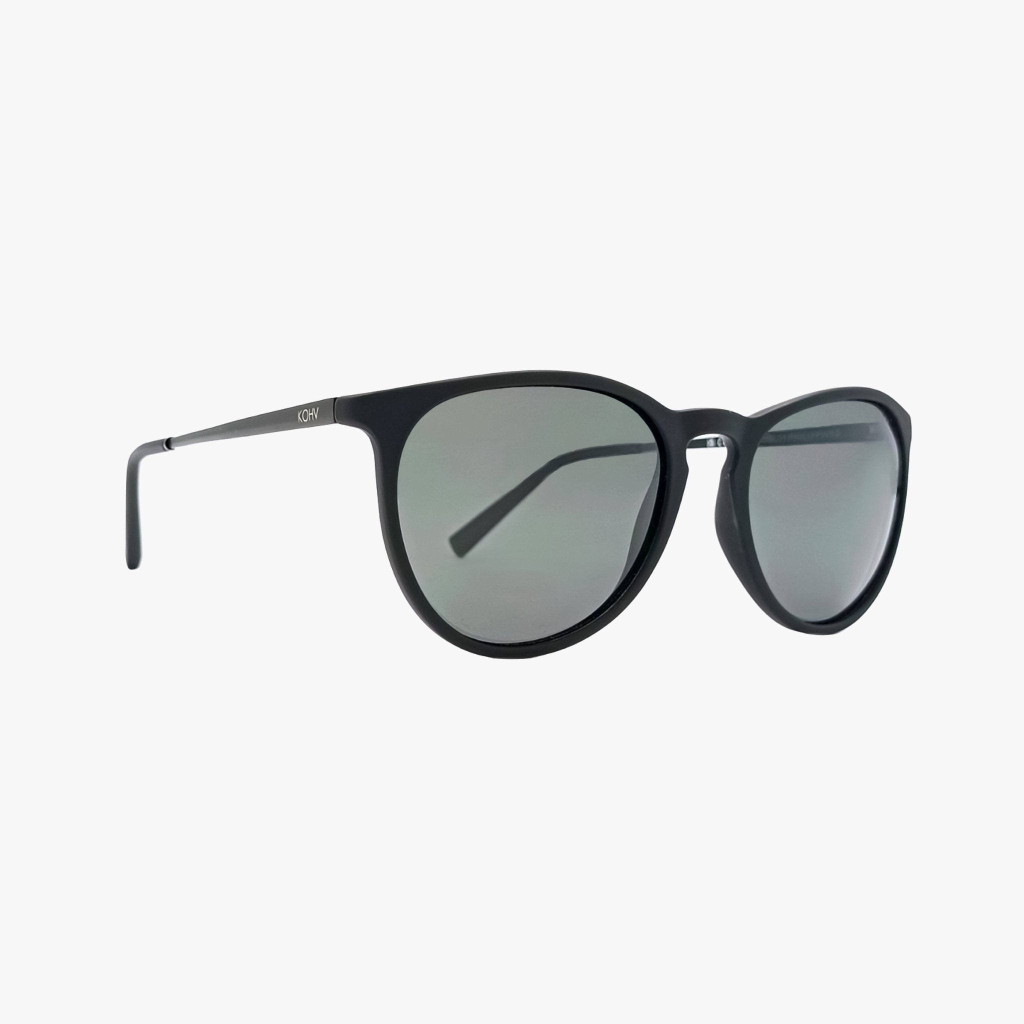 Hale Midnight Polarized Round Sunglasses - From Juniper With Love