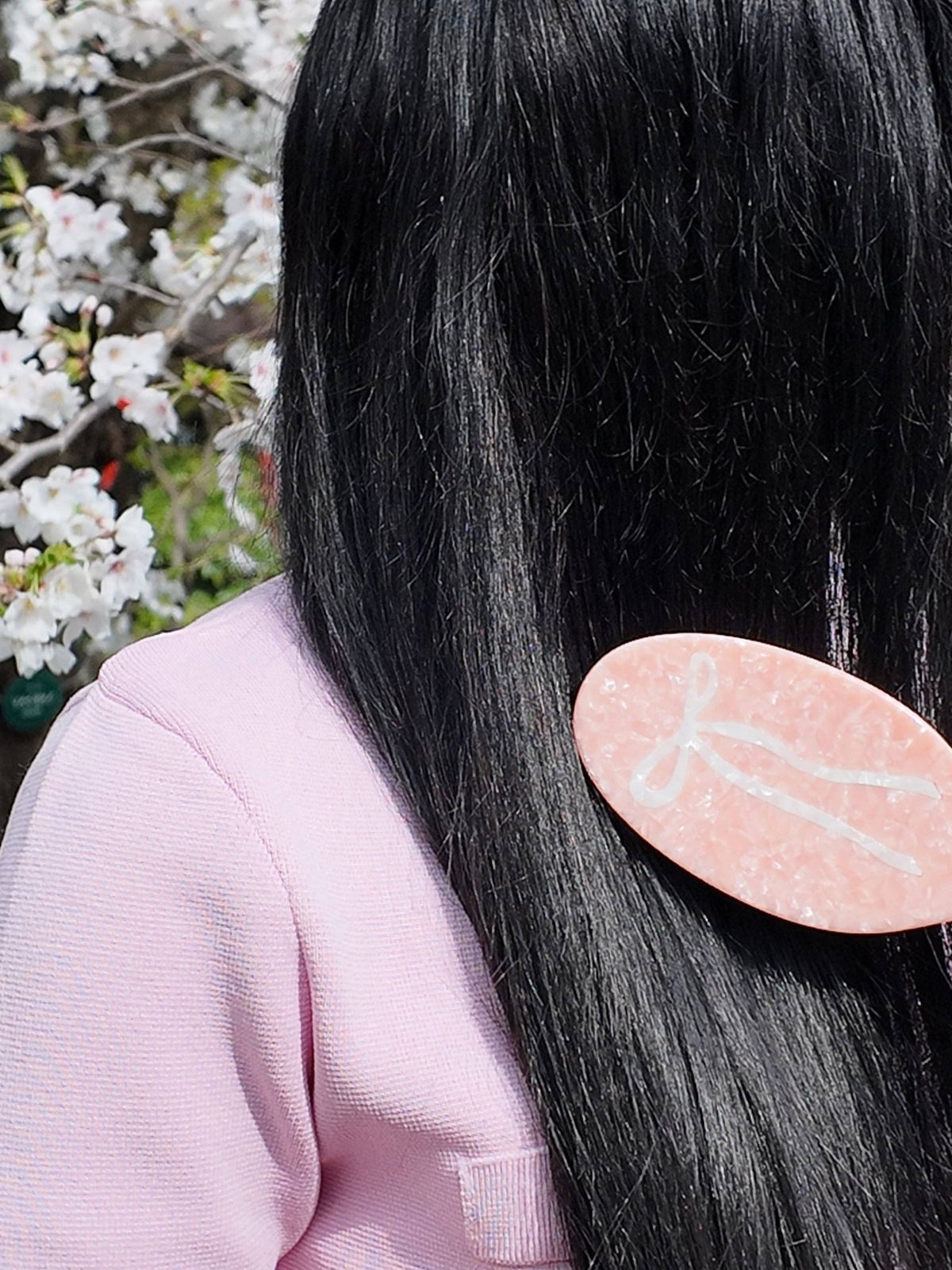 Hand-painted Ballet Bow Amazing Hair Day brush by Solar Eclipse, pink, eco-friendly