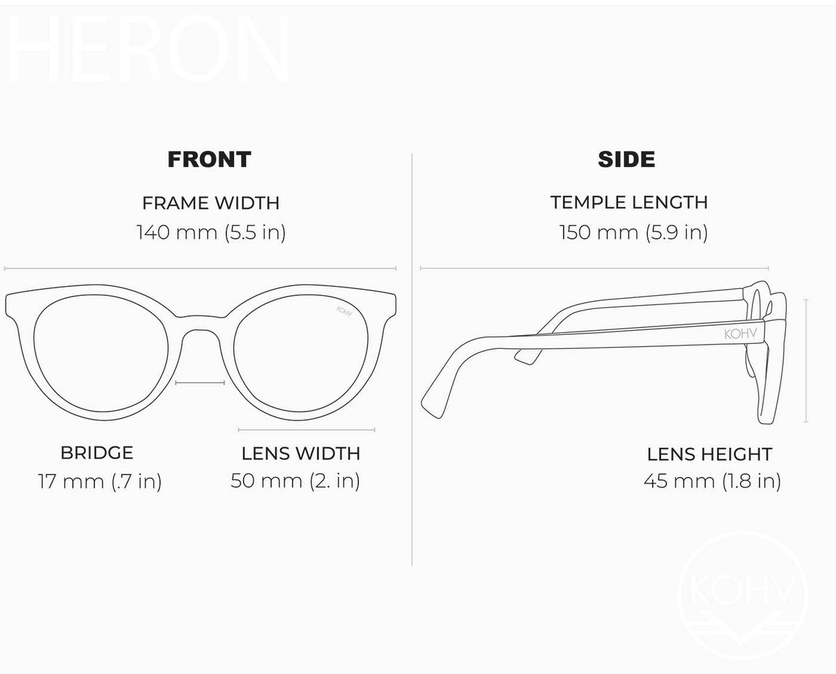 Heron Amber Tortoise Polarized Round Sunglasses - From Juniper With Love