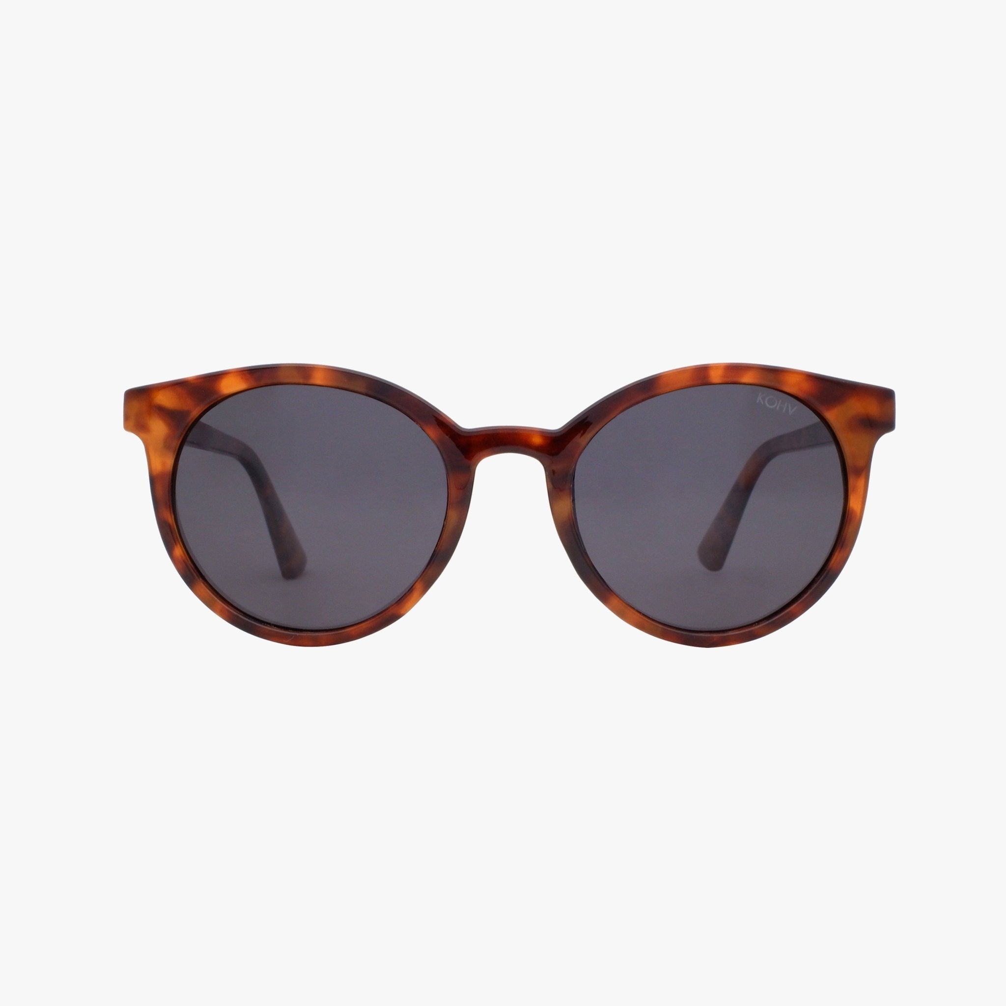 Heron Amber Tortoise Polarized Round Sunglasses - From Juniper With Love