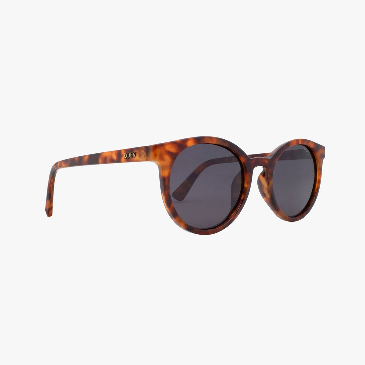 Heron Amber Tortoise Polarized Round Sunglasses - From Juniper With Love