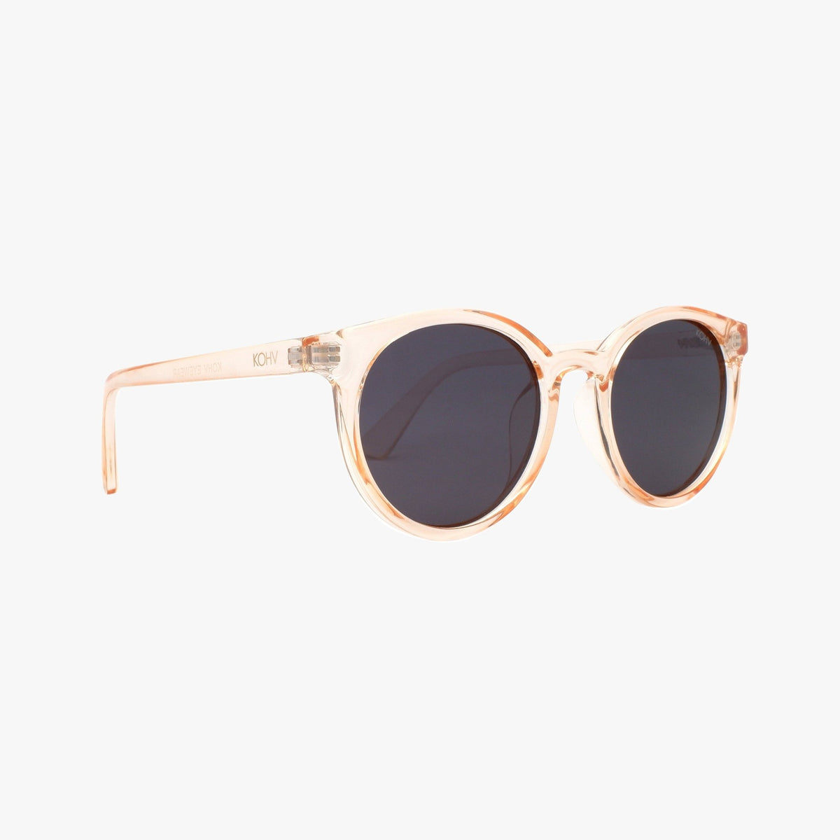 Heron Blush Polarized Round Sunglasses - From Juniper With Love
