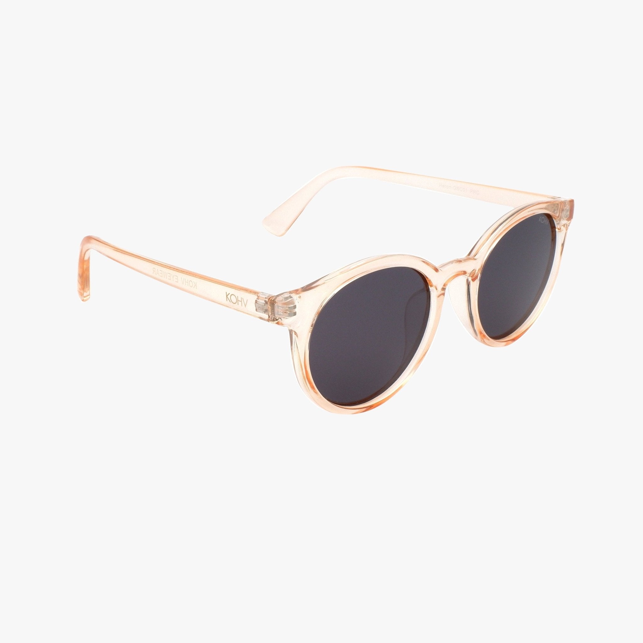Heron Blush Polarized Round Sunglasses - From Juniper With Love