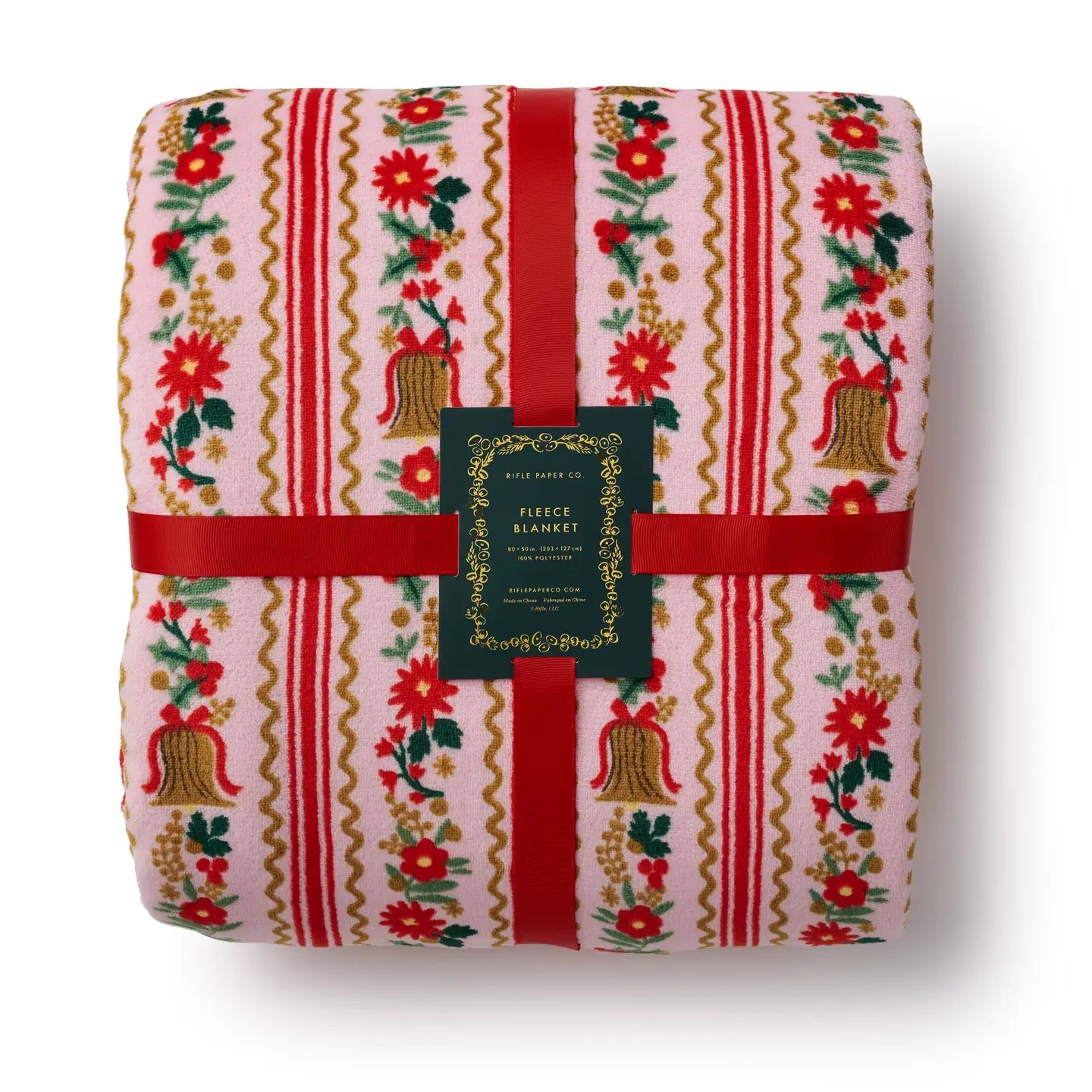 Holly Jolly Fleece Blanket - From Juniper With Love